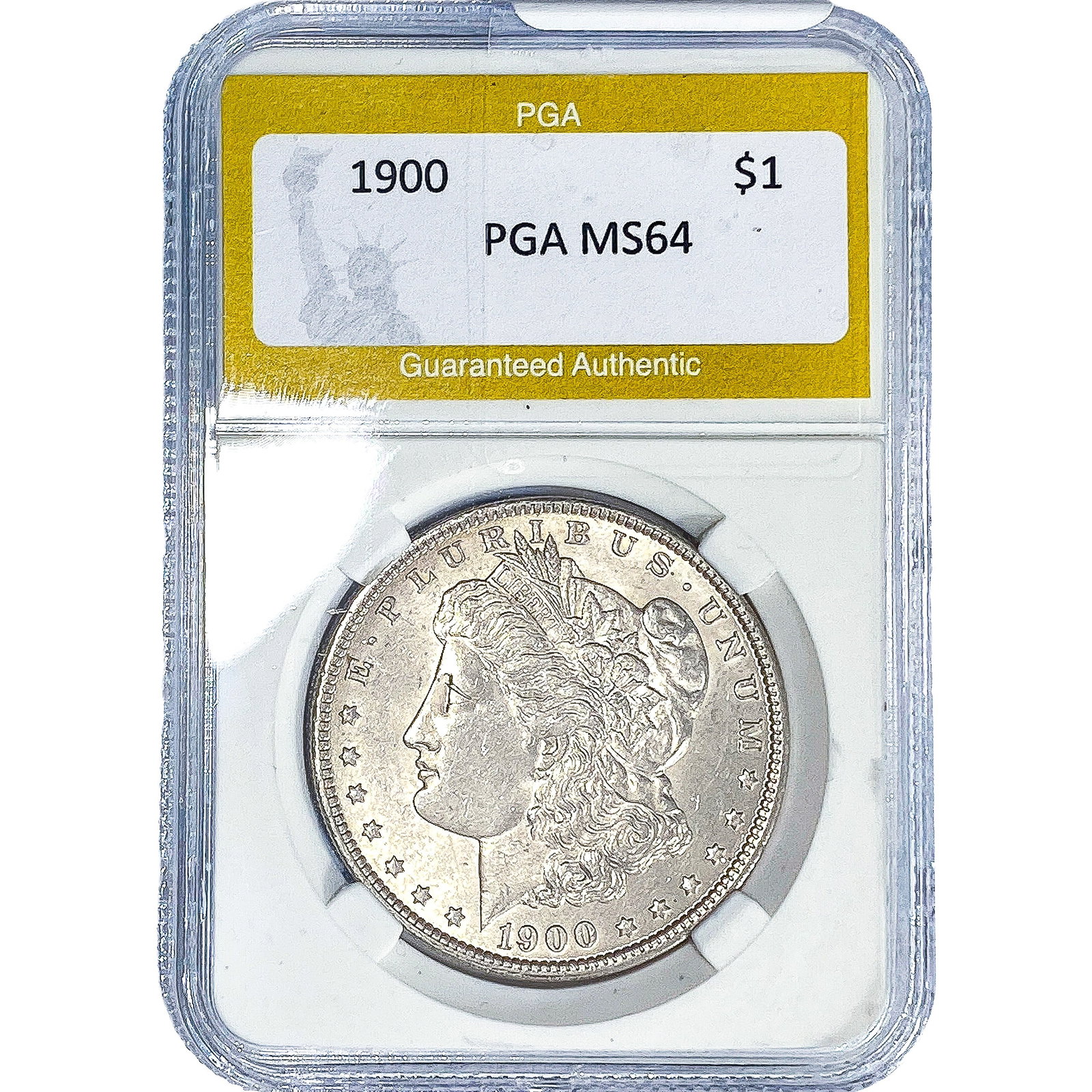 1900 Morgan Silver Dollar PGA MS64: 1900 Morgan Silver Dollar PGA MS64
