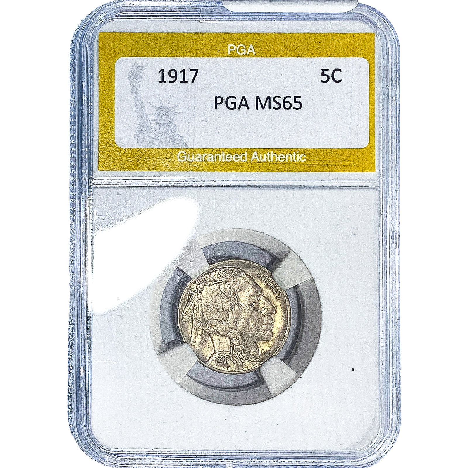 1917 Buffalo Nickel PGA MS65: 1917 Buffalo Nickel PGA MS65