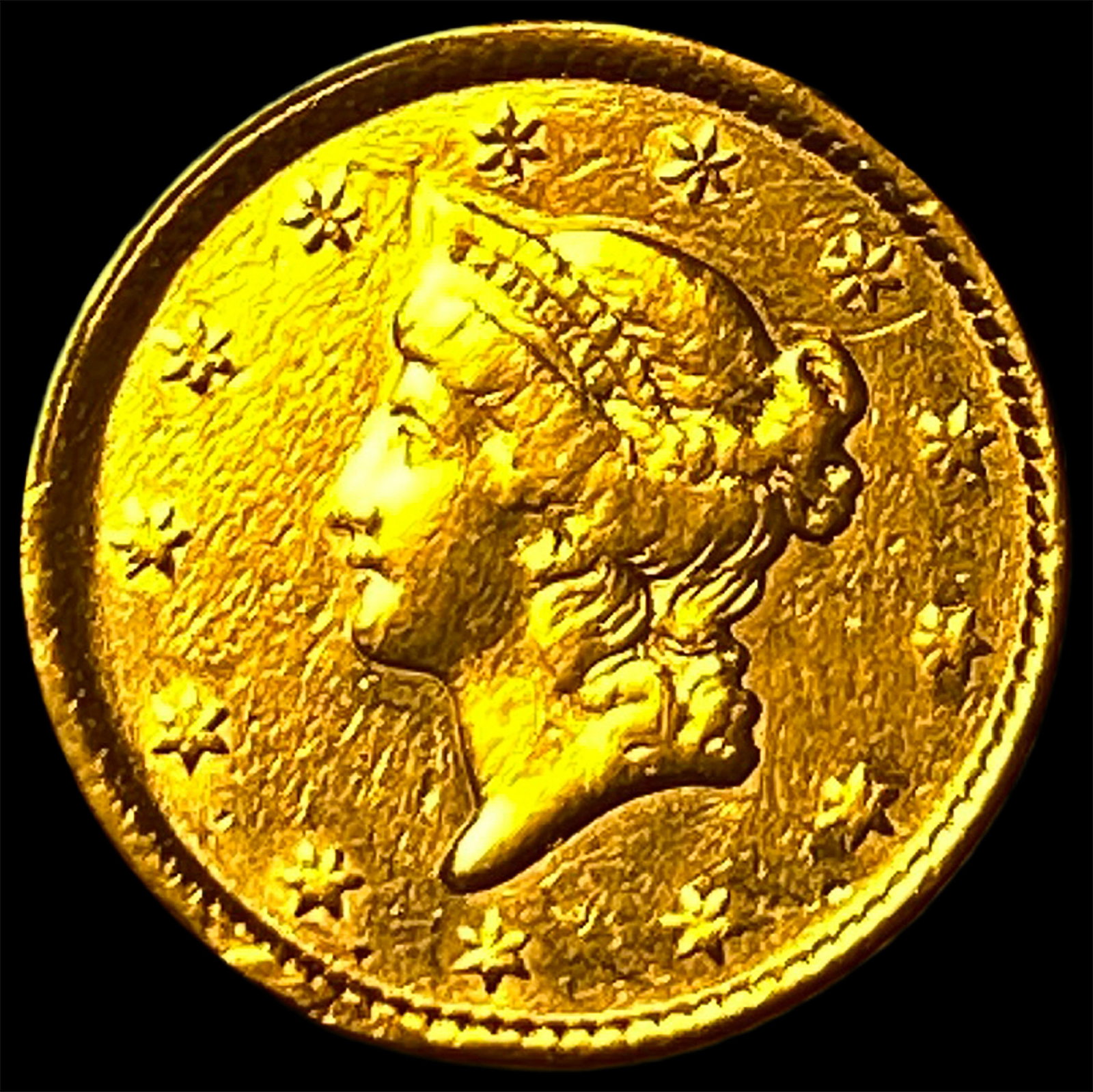 1851-C Gold $1 Liberty Head HIGH GRADE: 1851-C Gold $1 Liberty Head HIGH GRADE
