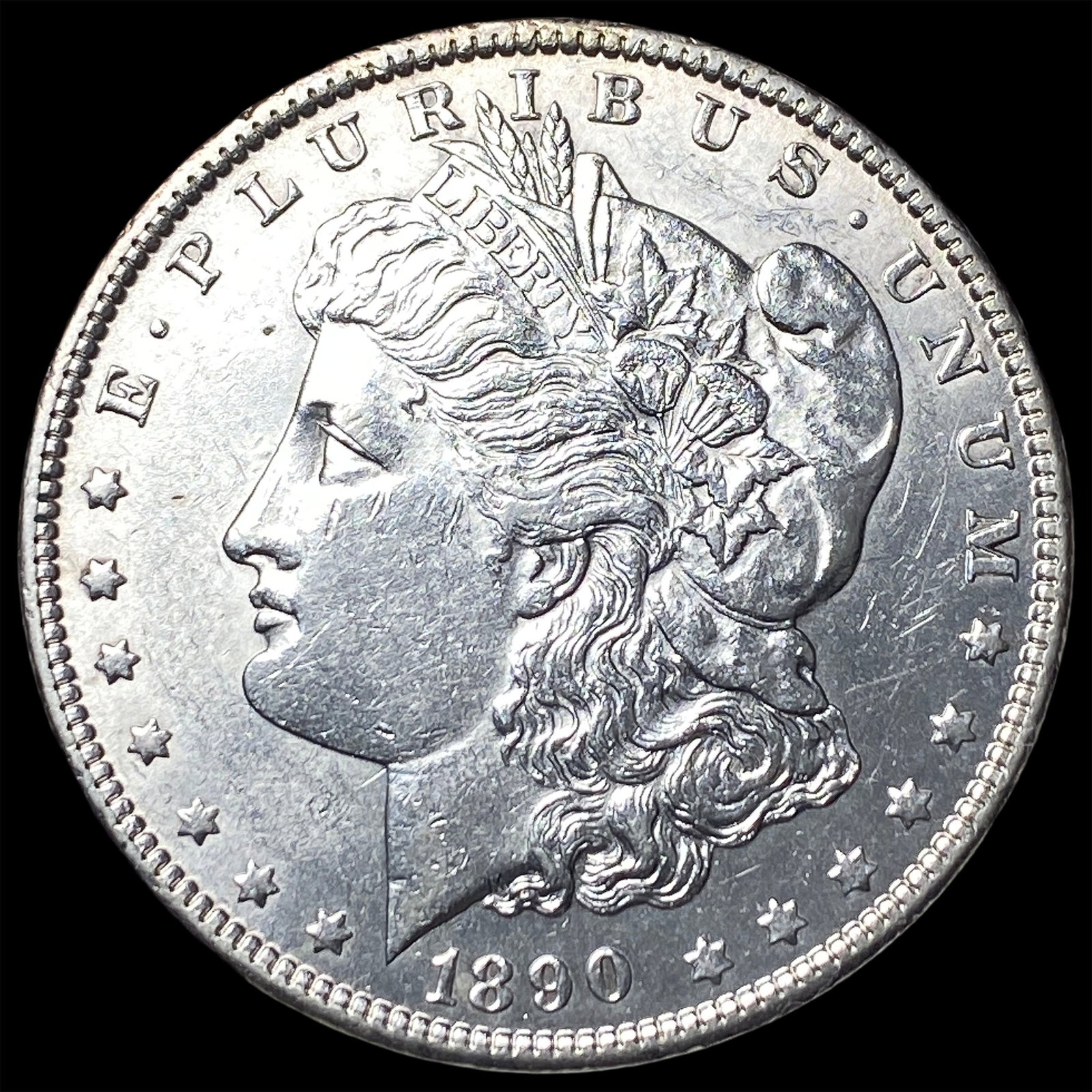 1890 Morgan Silver Dollar CHOICE AU: 1890 Morgan Silver Dollar CHOICE AU