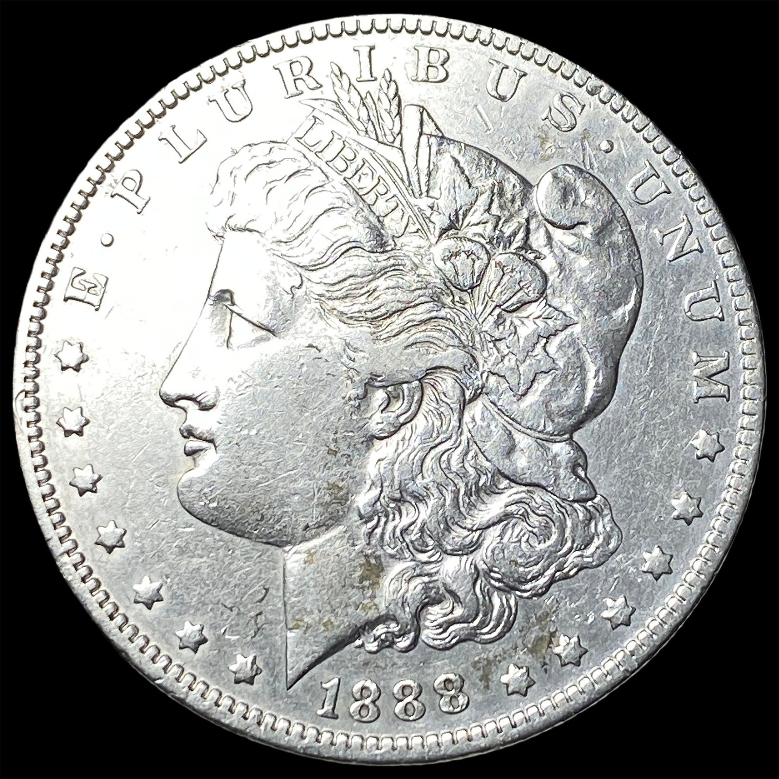 1888-O Silver Morgan Dollar NEARLY UNCIRCULATED: 1888-O Silver Morgan Dollar NEARLY UNCIRCULATED