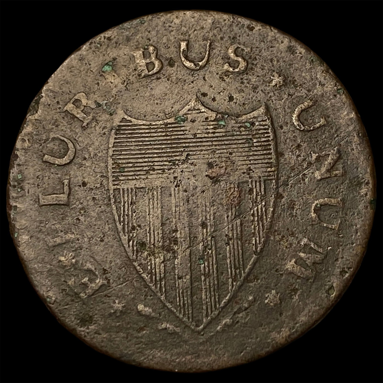 1787 New Jersey Copper Coin NICELY CIRCULATED: 1787 New Jersey Copper Coin NICELY CIRCULATED