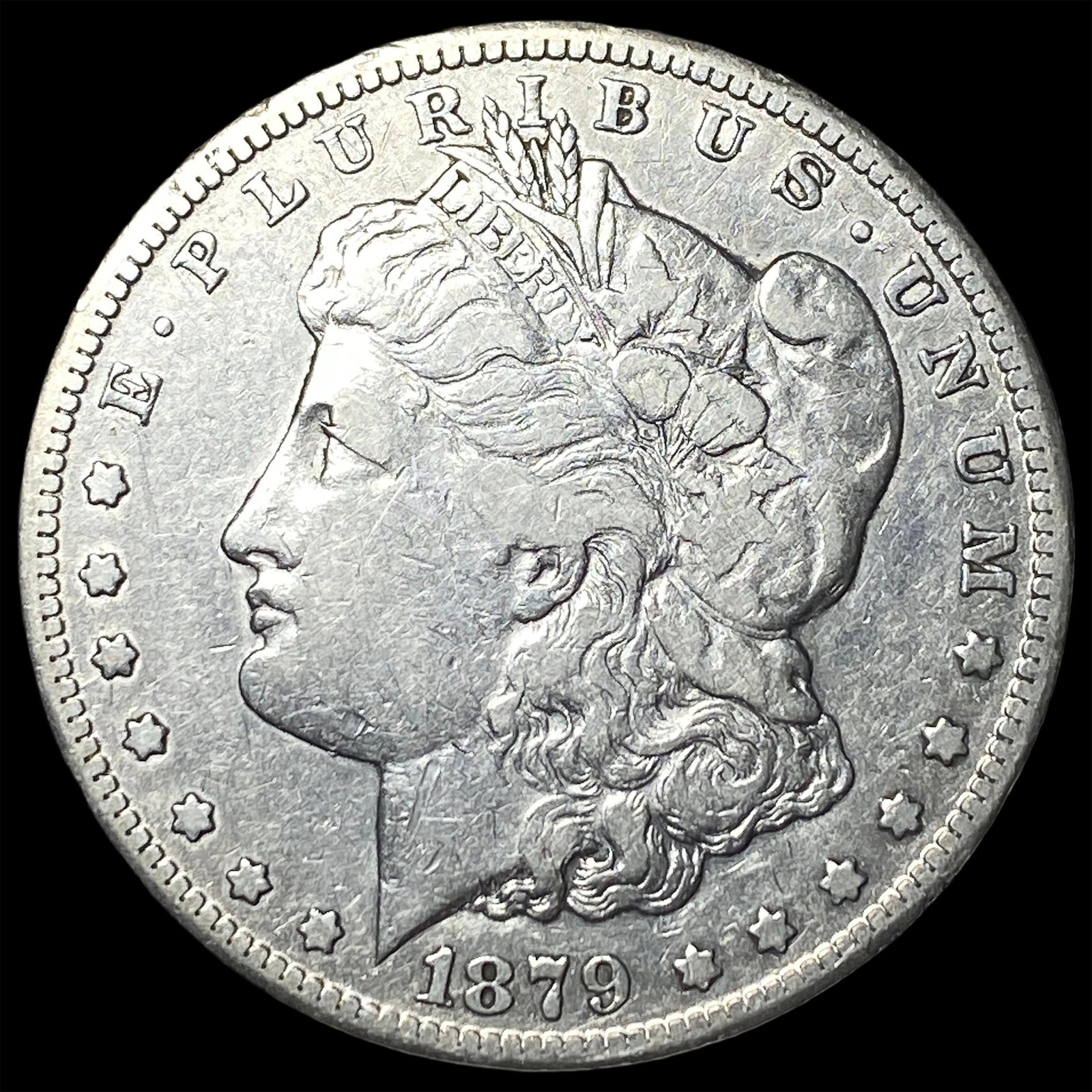 1879-CC Silver Morgan Dollar LIGHTLY CIRCULATED: 1879-CC Silver Morgan Dollar LIGHTLY CIRCULATED