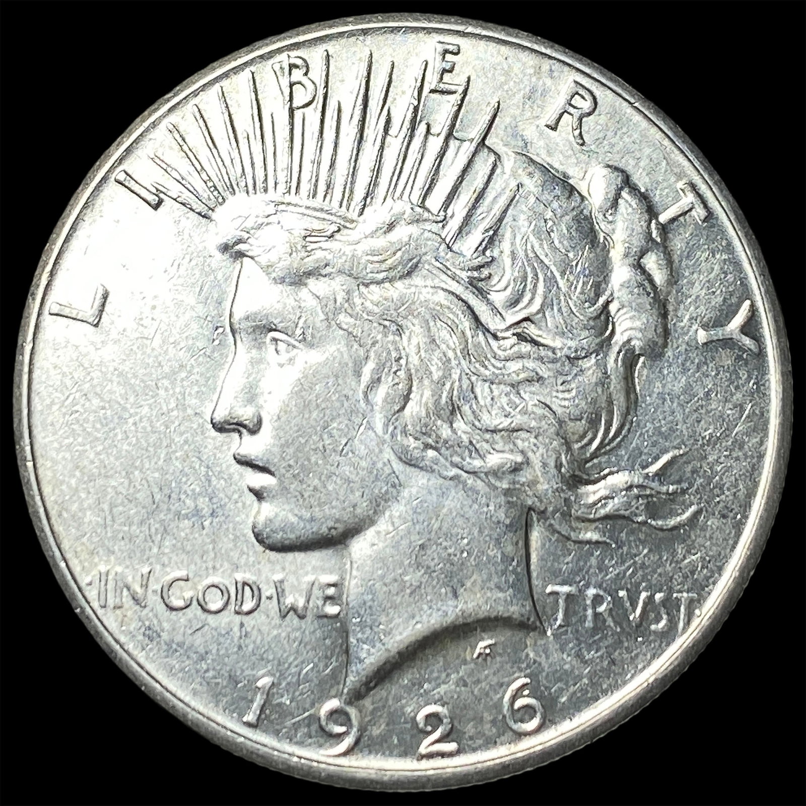 1926-S Silver Peace Dollar CLOSELY UNCIRCULATED: 1926-S Silver Peace Dollar CLOSELY UNCIRCULATED