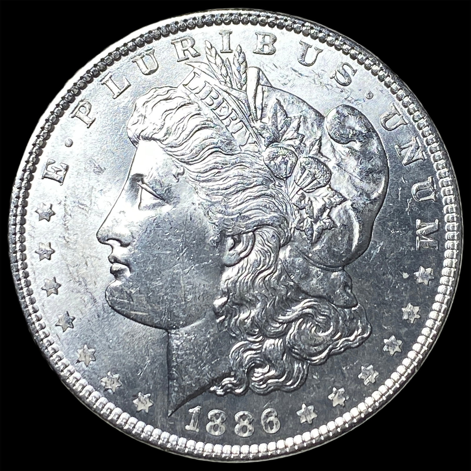 1886 Morgan Silver Dollar CHOICE BU: 1886 Morgan Silver Dollar CHOICE BU