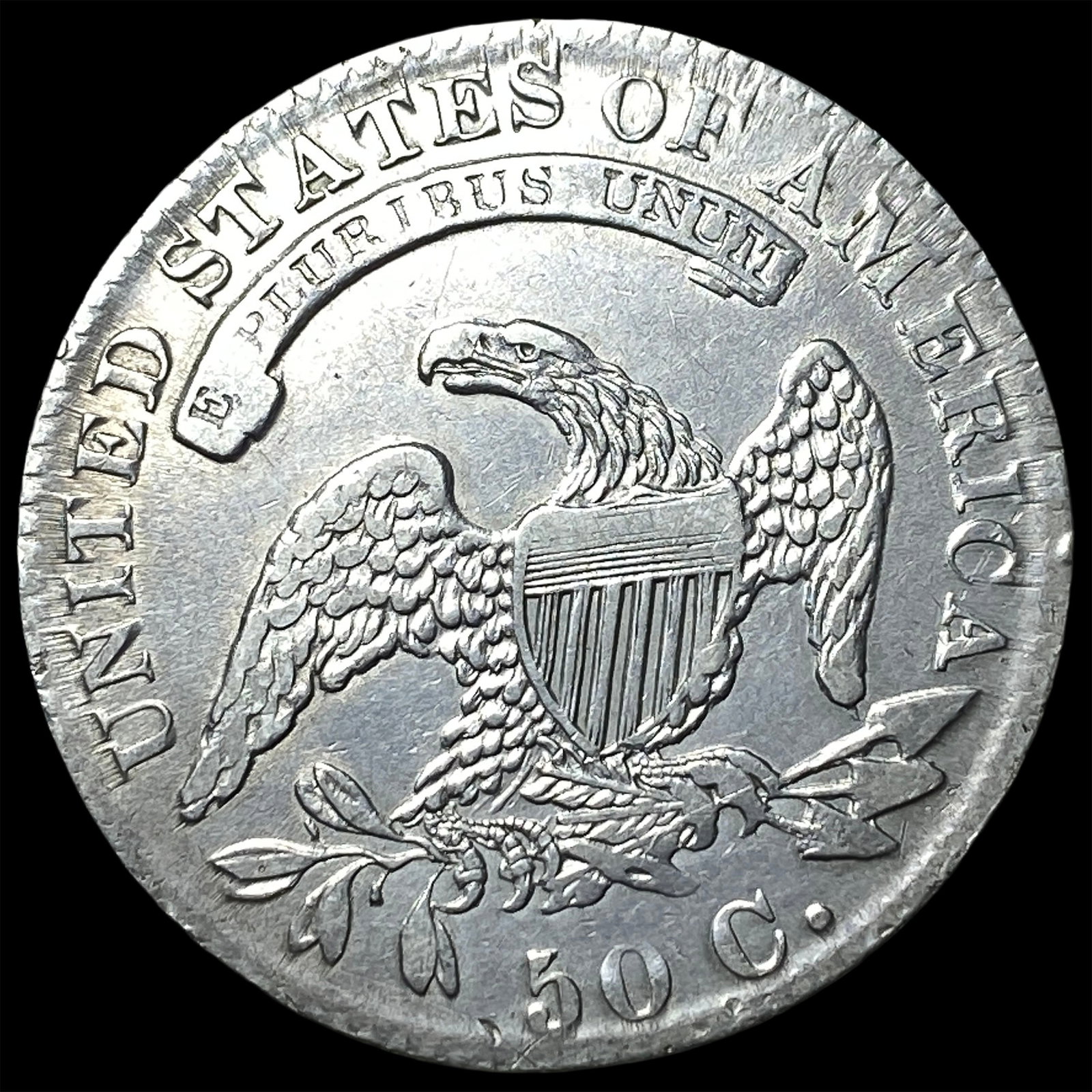 1832 Silver Half Dollar (Capped Bust) CLOSELY UNCIRCULATED - 2