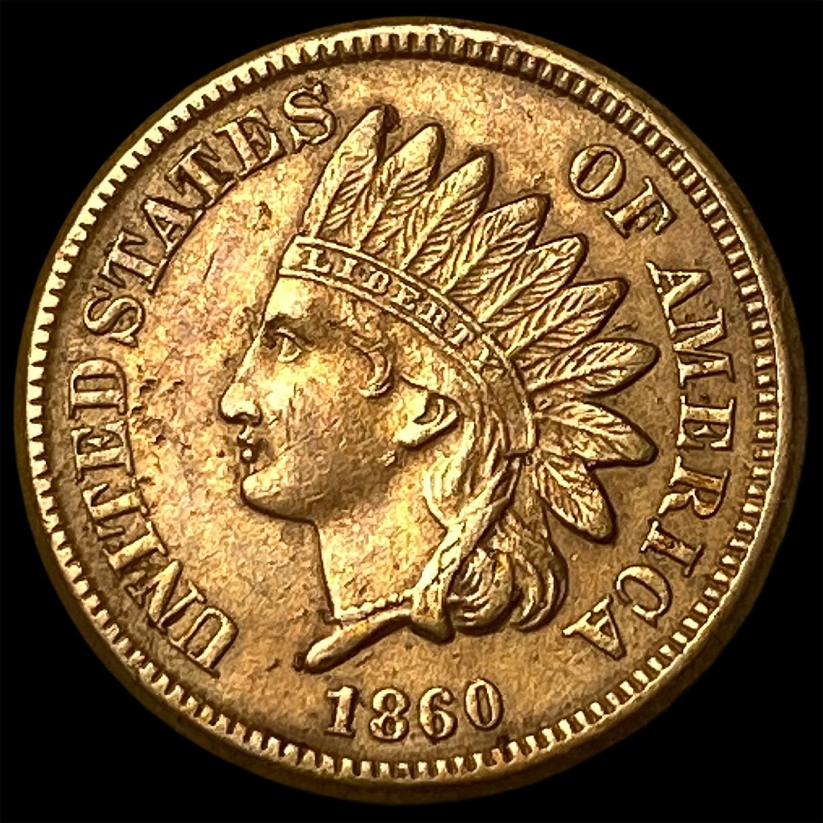 1860 Indian Head Cent CHOICE AU: 1860 Indian Head Cent CHOICE AU