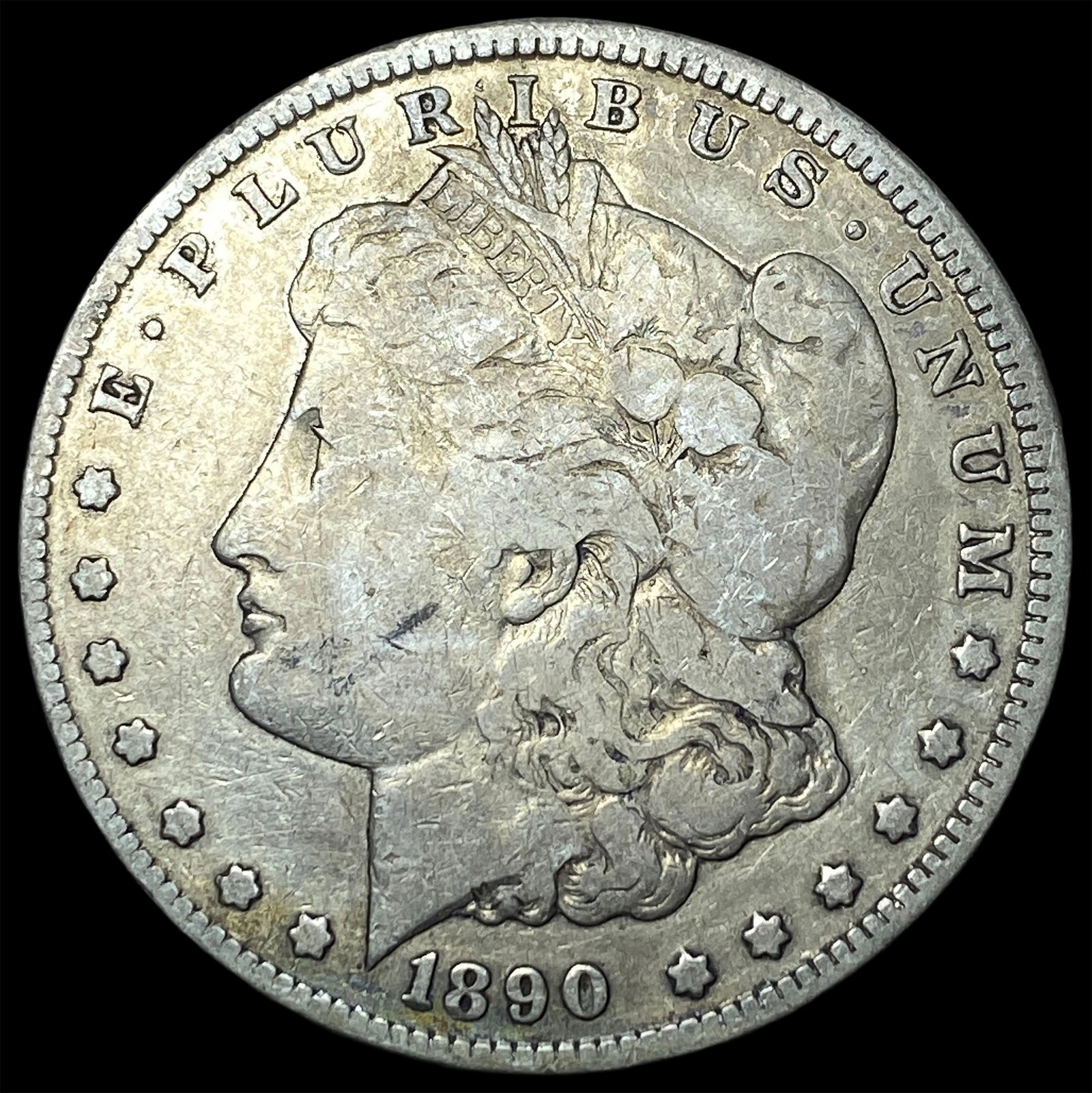 1890-CC Silver Morgan Dollar NICELY CIRCULATED (1 of 2)