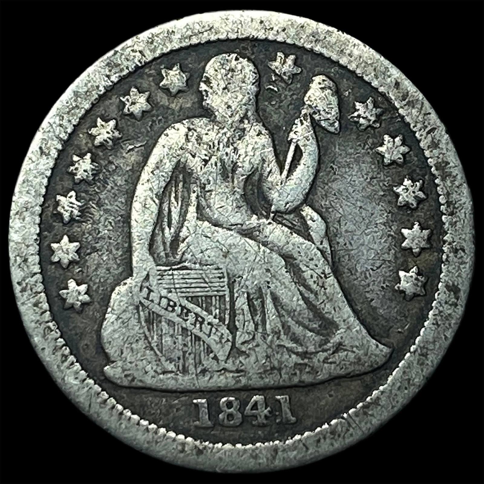 1841-O Seated Liberty Dime LIGHTLY CIRCULATED: 1841-O Seated Liberty Dime LIGHTLY CIRCULATED