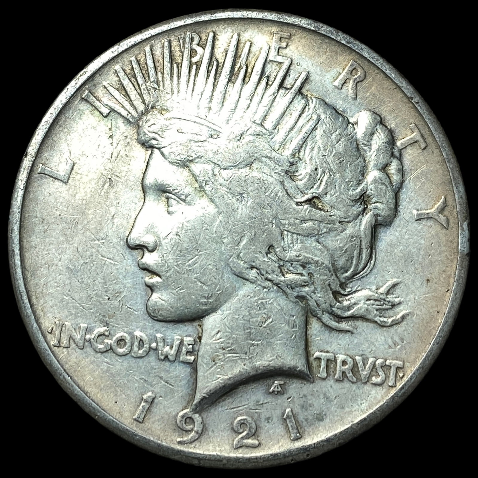 1921 Silver Peace Dollar NEARLY UNCIRCULATED: 1921 Silver Peace Dollar NEARLY UNCIRCULATED