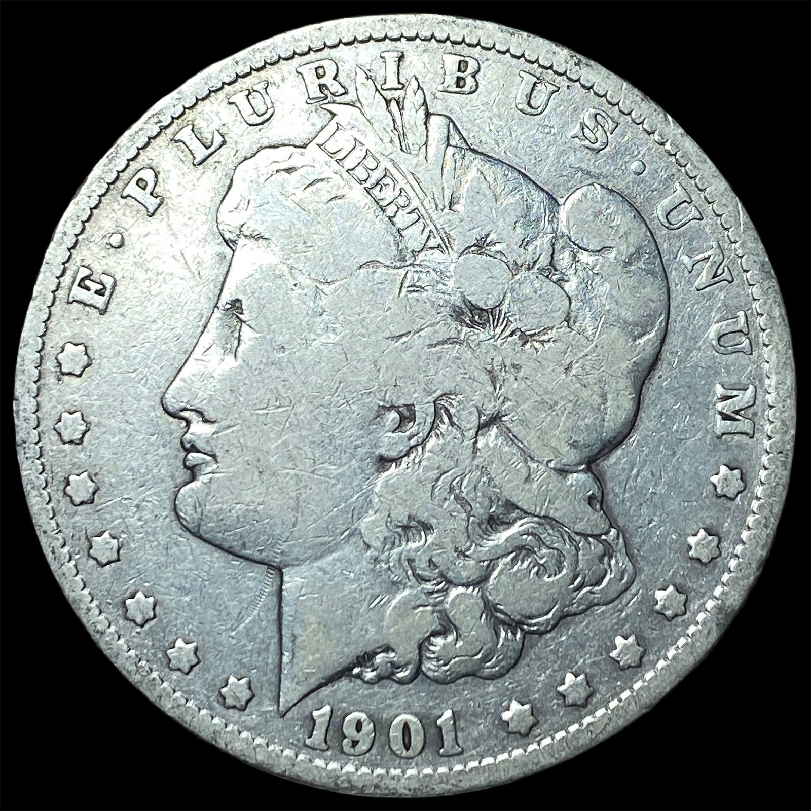 1901 Morgan Silver Dollar NICELY CIRCULATED: 1901 Morgan Silver Dollar NICELY CIRCULATED