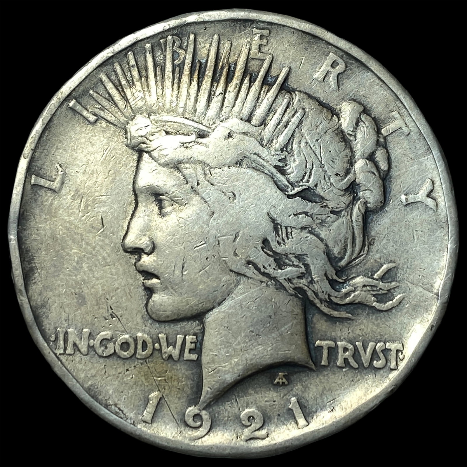 1921 Silver Peace Dollar LIGHTLY CIRCULATED: 1921 Silver Peace Dollar LIGHTLY CIRCULATED