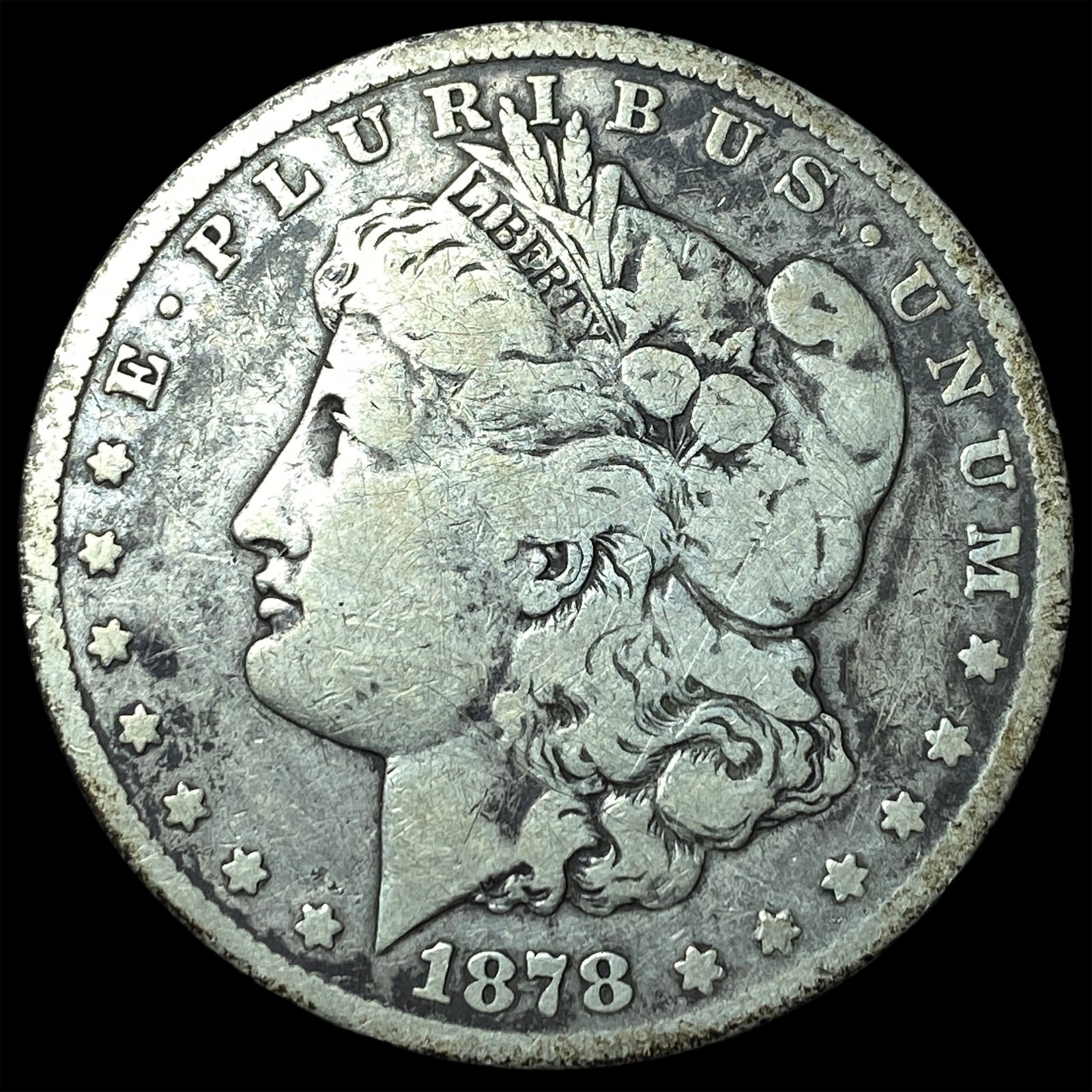 1878 Silver Morgan Dollar NICELY CIRCULATED: 1878 Silver Morgan Dollar NICELY CIRCULATED