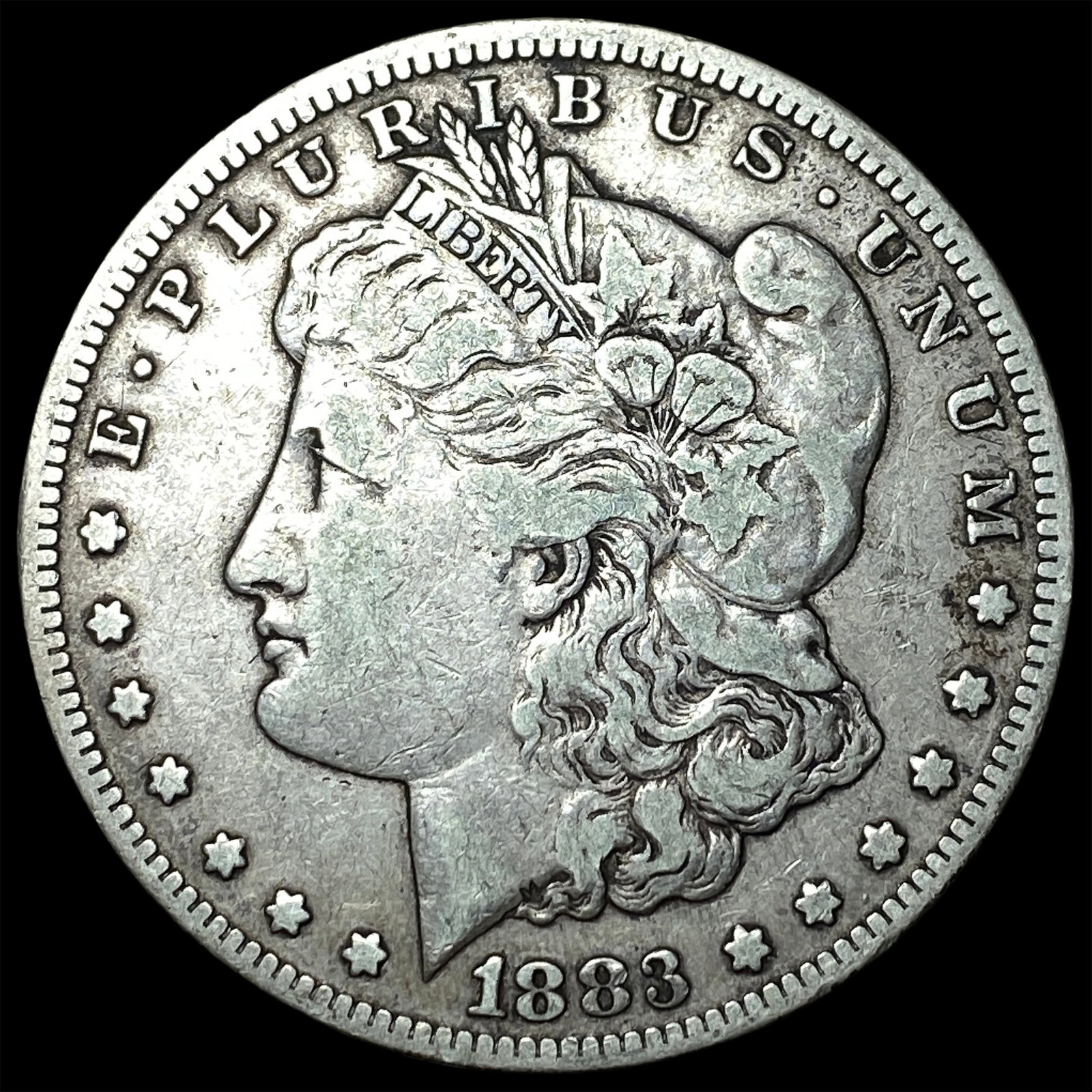 1883-CC Silver Morgan Dollar LIGHTLY CIRCULATED: 1883-CC Silver Morgan Dollar LIGHTLY CIRCULATED
