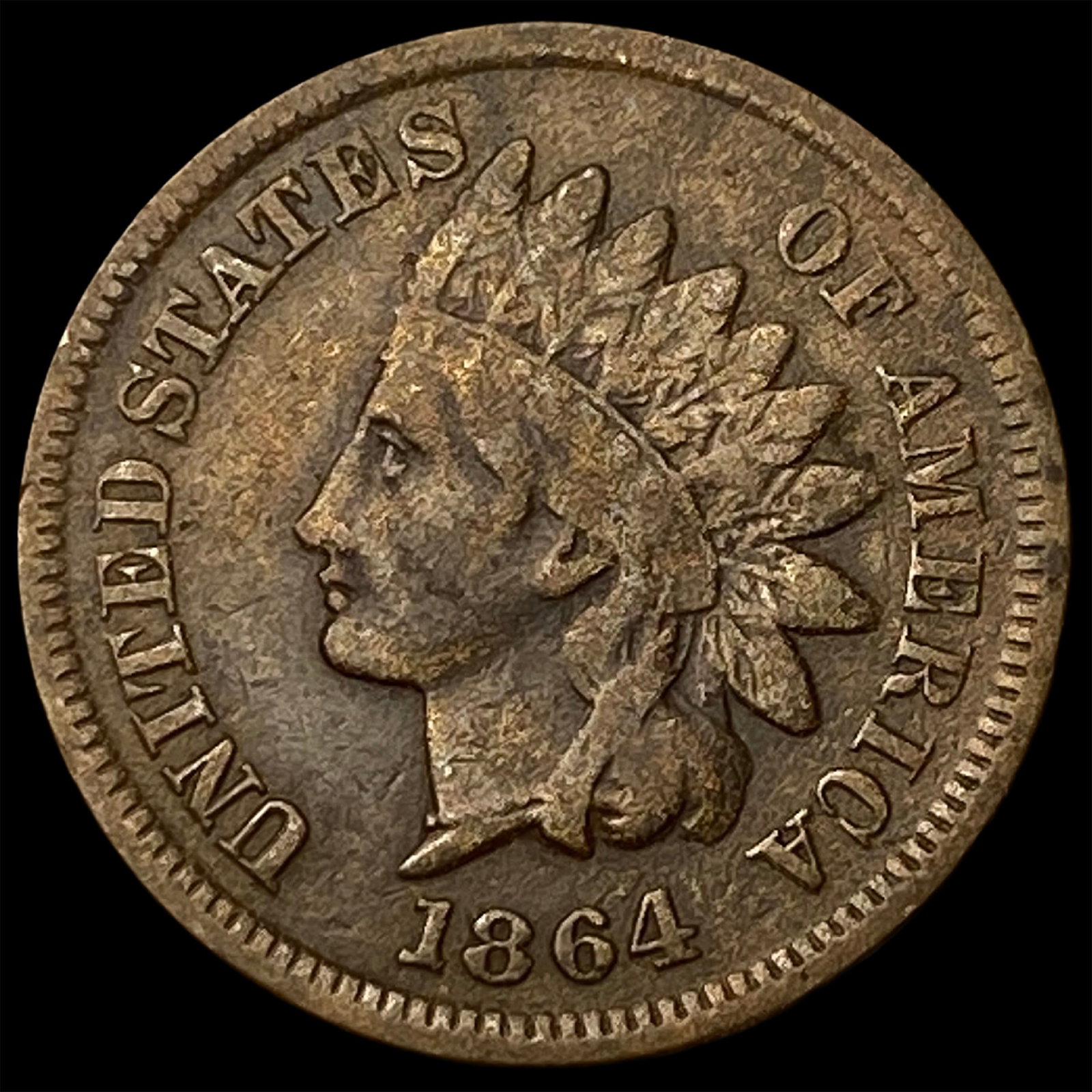 1864 Bronze Indian Head Cent LIGHTLY CIRCULATED (1 of 2)