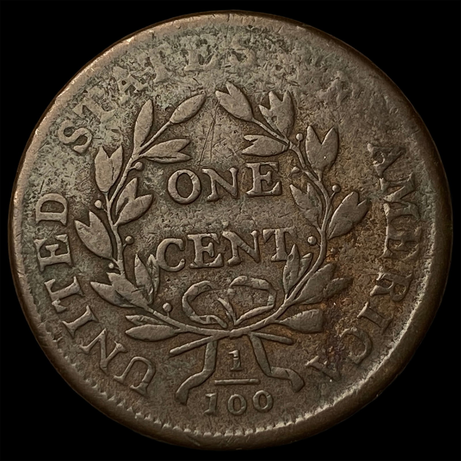 1801 Large Cent Draped Bust LIGHTLY CIRCULATED - 2