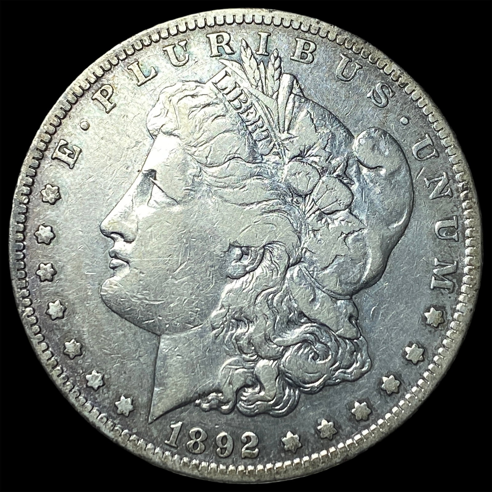 1892-S Silver Morgan Dollar LIGHTLY CIRCULATED: 1892-S Silver Morgan Dollar LIGHTLY CIRCULATED
