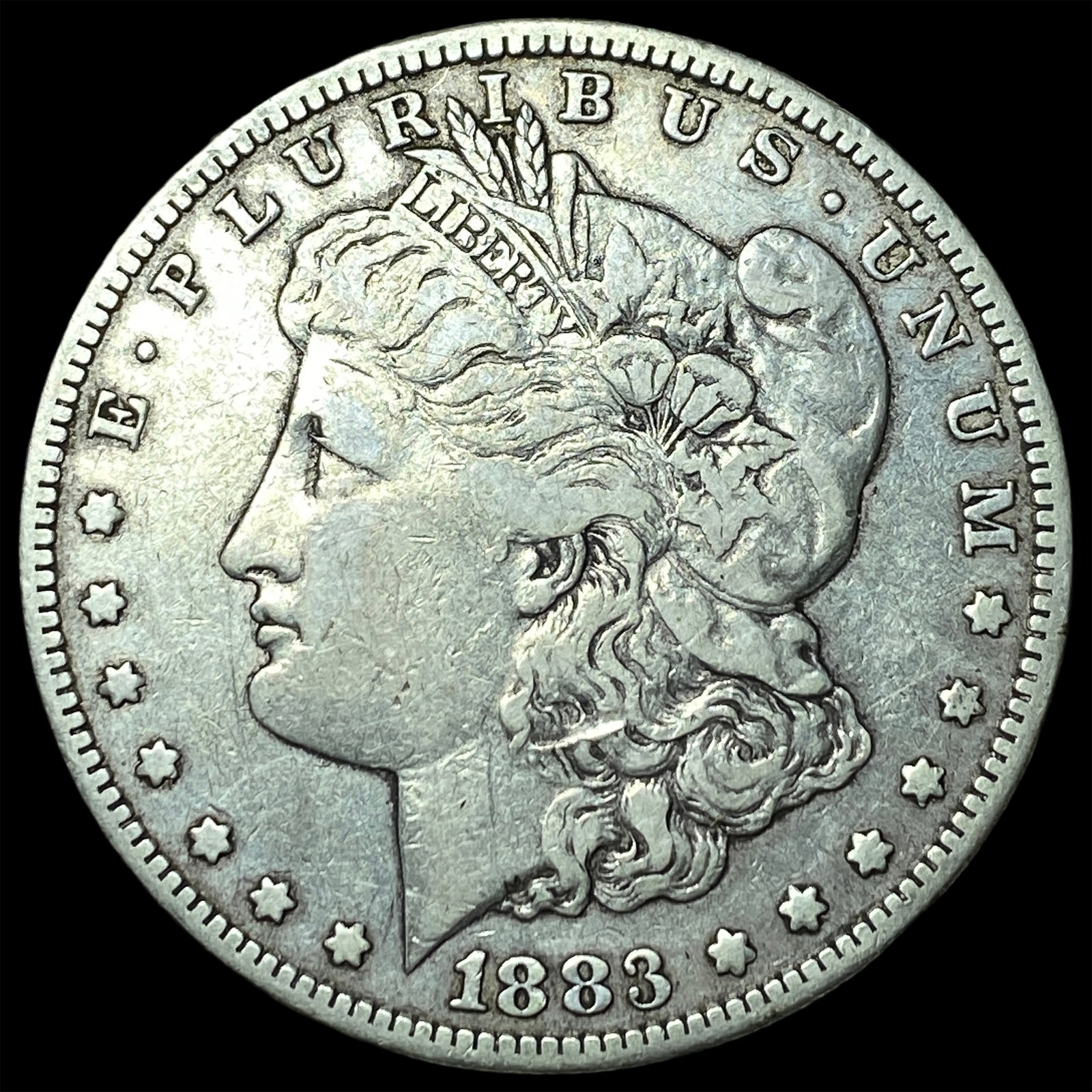 1883 Silver Morgan Dollar LIGHTLY CIRCULATED: 1883 Silver Morgan Dollar LIGHTLY CIRCULATED