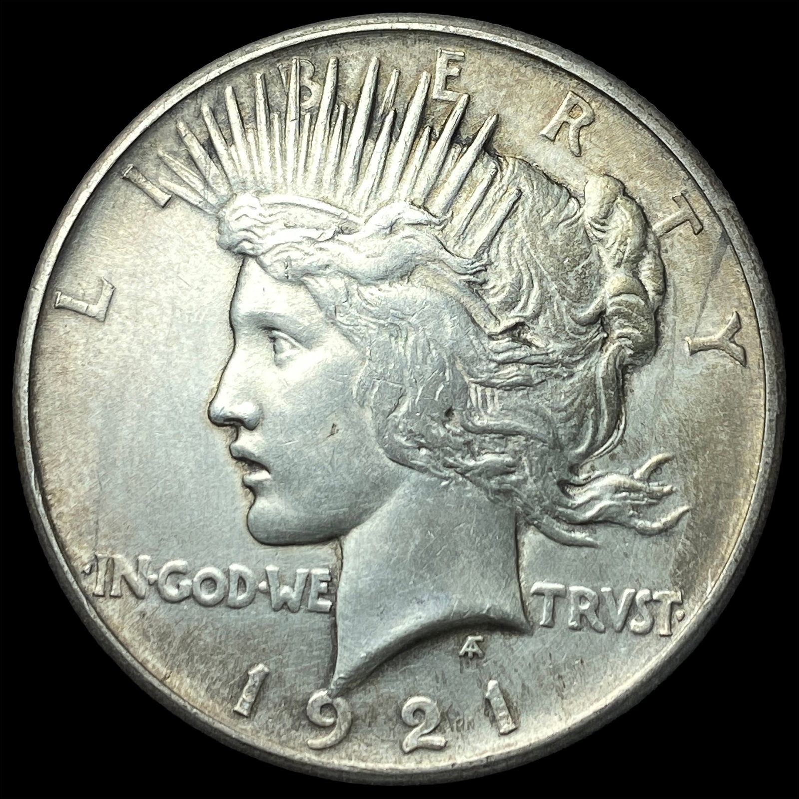 1921 Silver Peace Dollar CLOSELY UNCIRCULATED: 1921 Silver Peace Dollar CLOSELY UNCIRCULATED