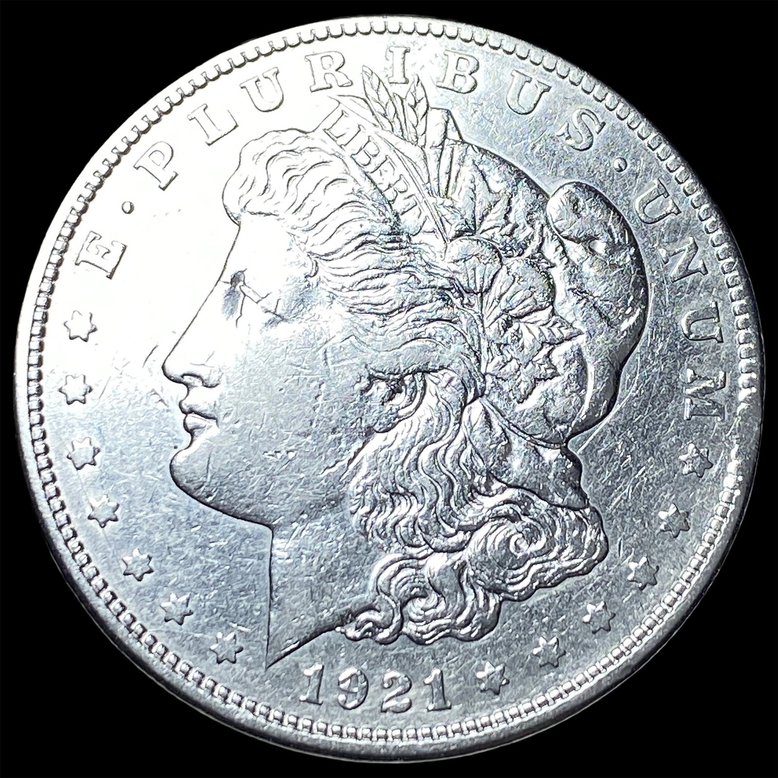 1921 Silver Morgan Dollar NEARLY UNCIRCULATED: 1921 Silver Morgan Dollar NEARLY UNCIRCULATED