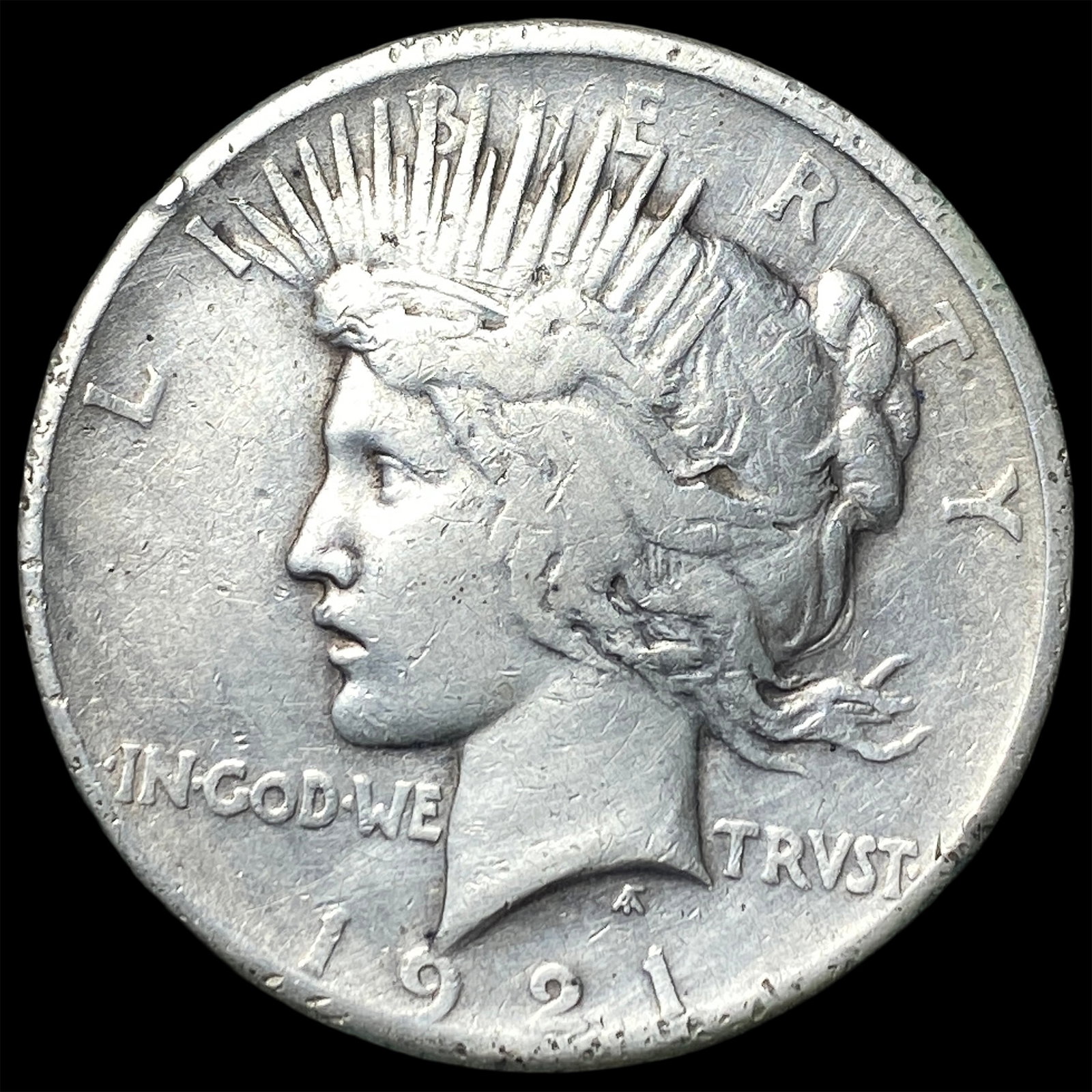 1921 Silver Peace Dollar LIGHTLY CIRCULATED: 1921 Silver Peace Dollar LIGHTLY CIRCULATED