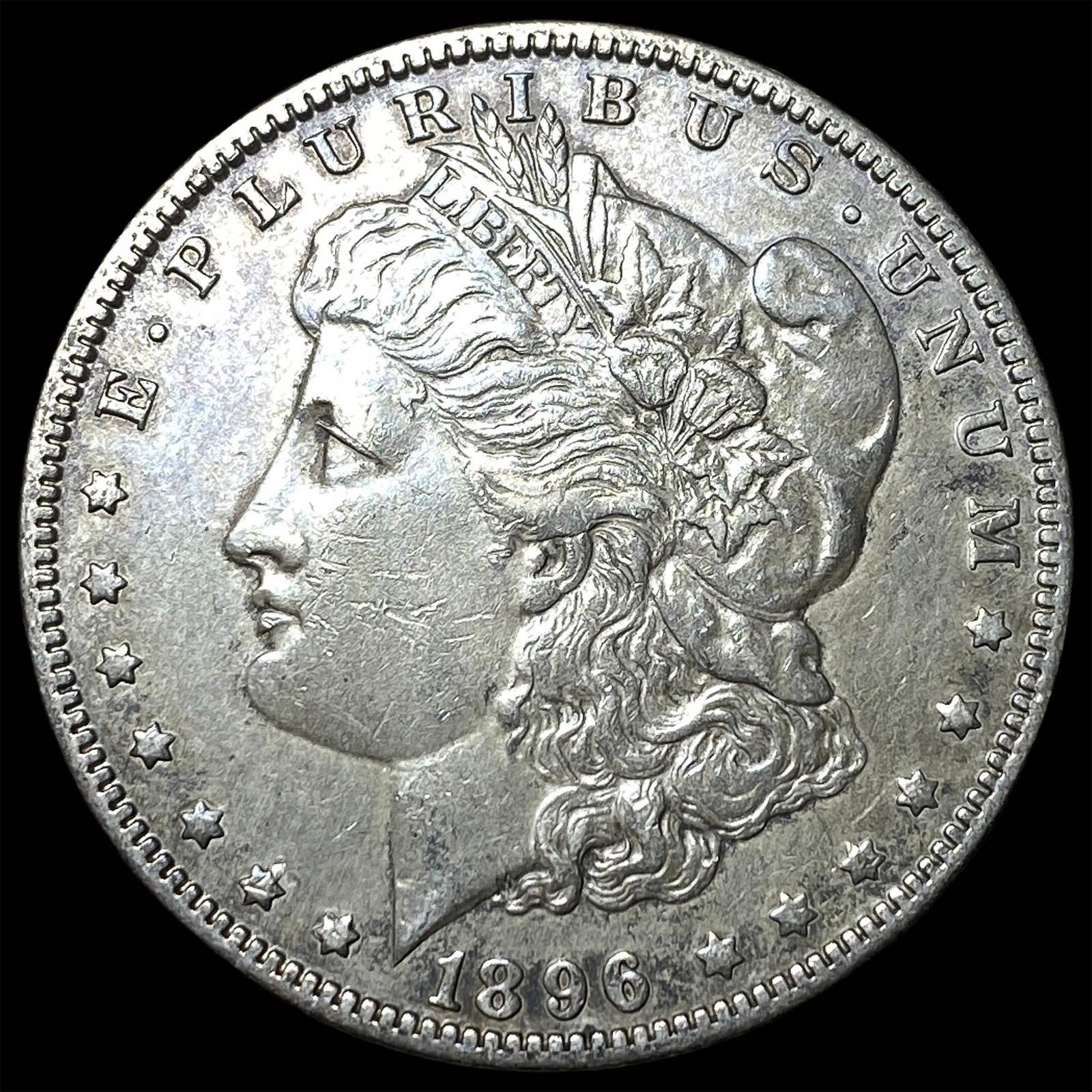 1896-O Silver Morgan Dollar NEARLY UNCIRCULATED: 1896-O Silver Morgan Dollar NEARLY UNCIRCULATED