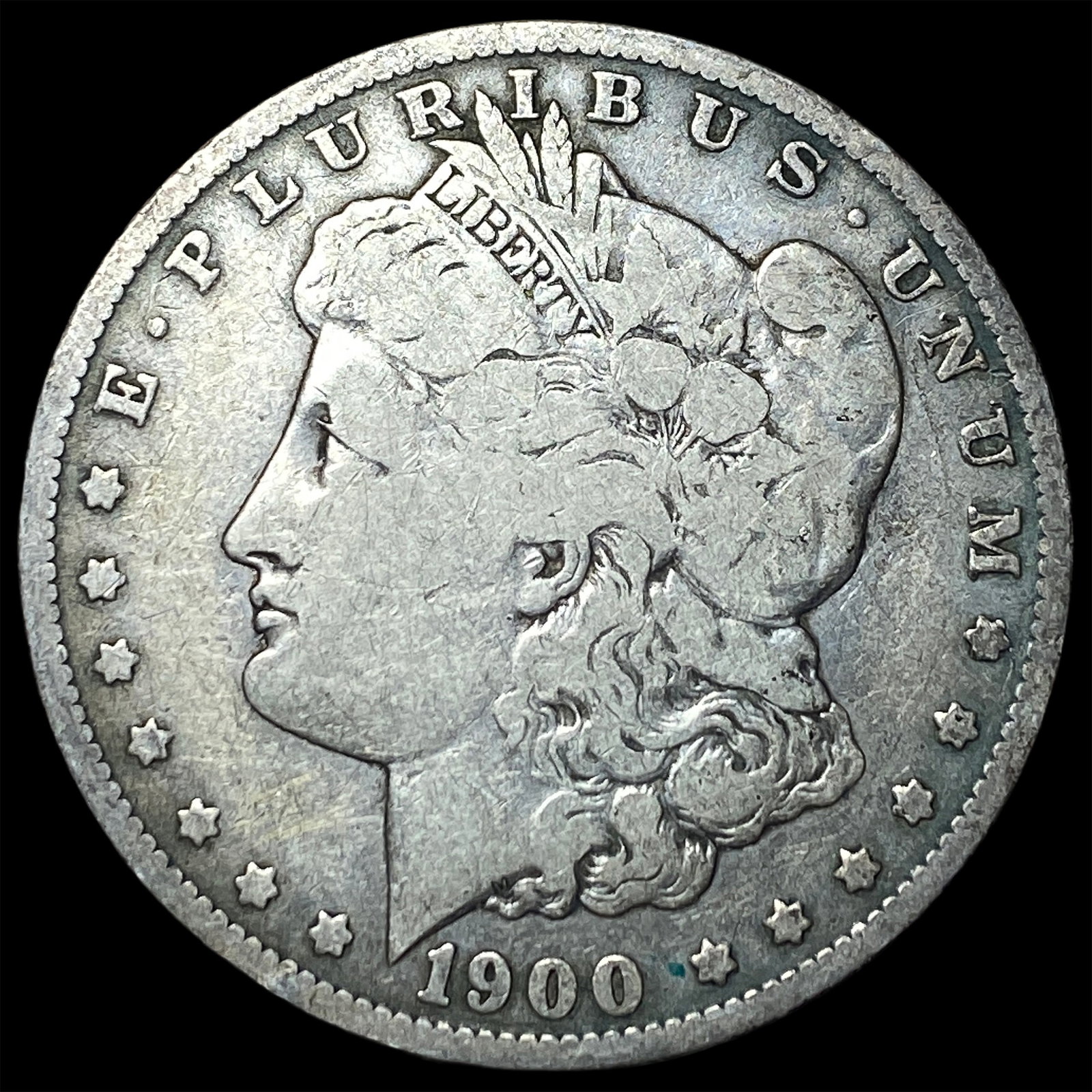 1900-S Silver Morgan Dollar NEARLY UNCIRCULATED: 1900-S Silver Morgan Dollar NEARLY UNCIRCULATED
