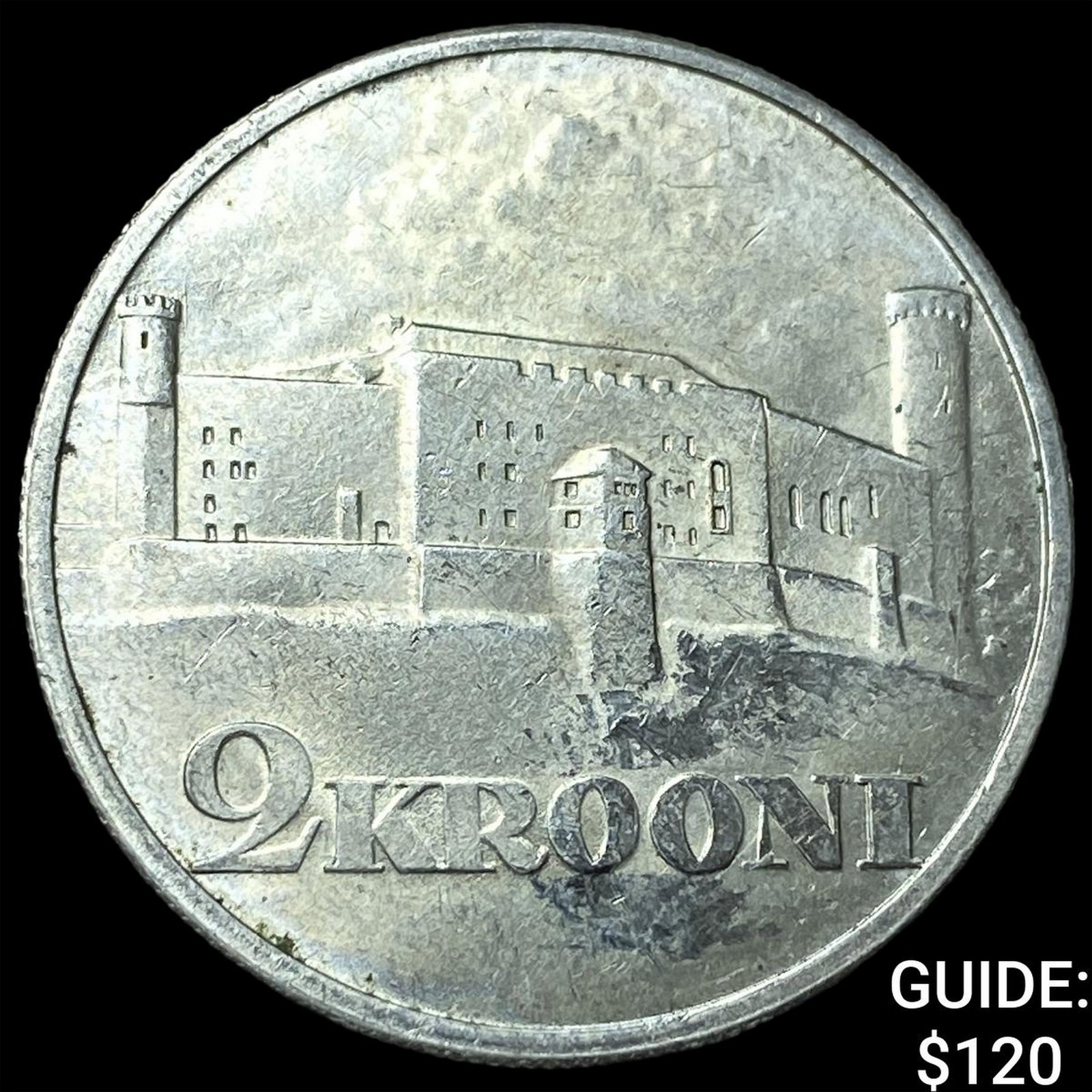 1930 Estonia Silver 2 Krooni (1 of 2)