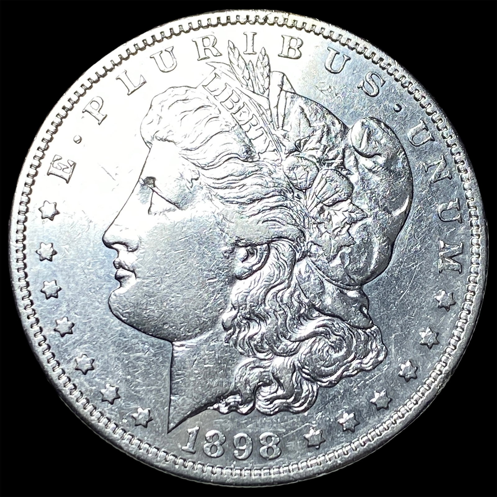 1898 Silver Morgan Dollar NEARLY UNCIRCULATED (1 of 2)