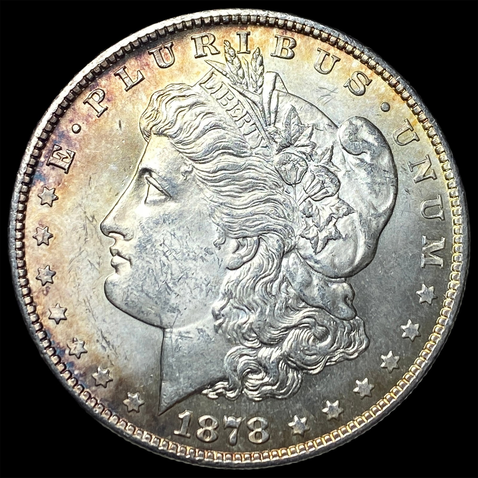 1878-S Silver Morgan Dollar CHOICE BU (1 of 2)