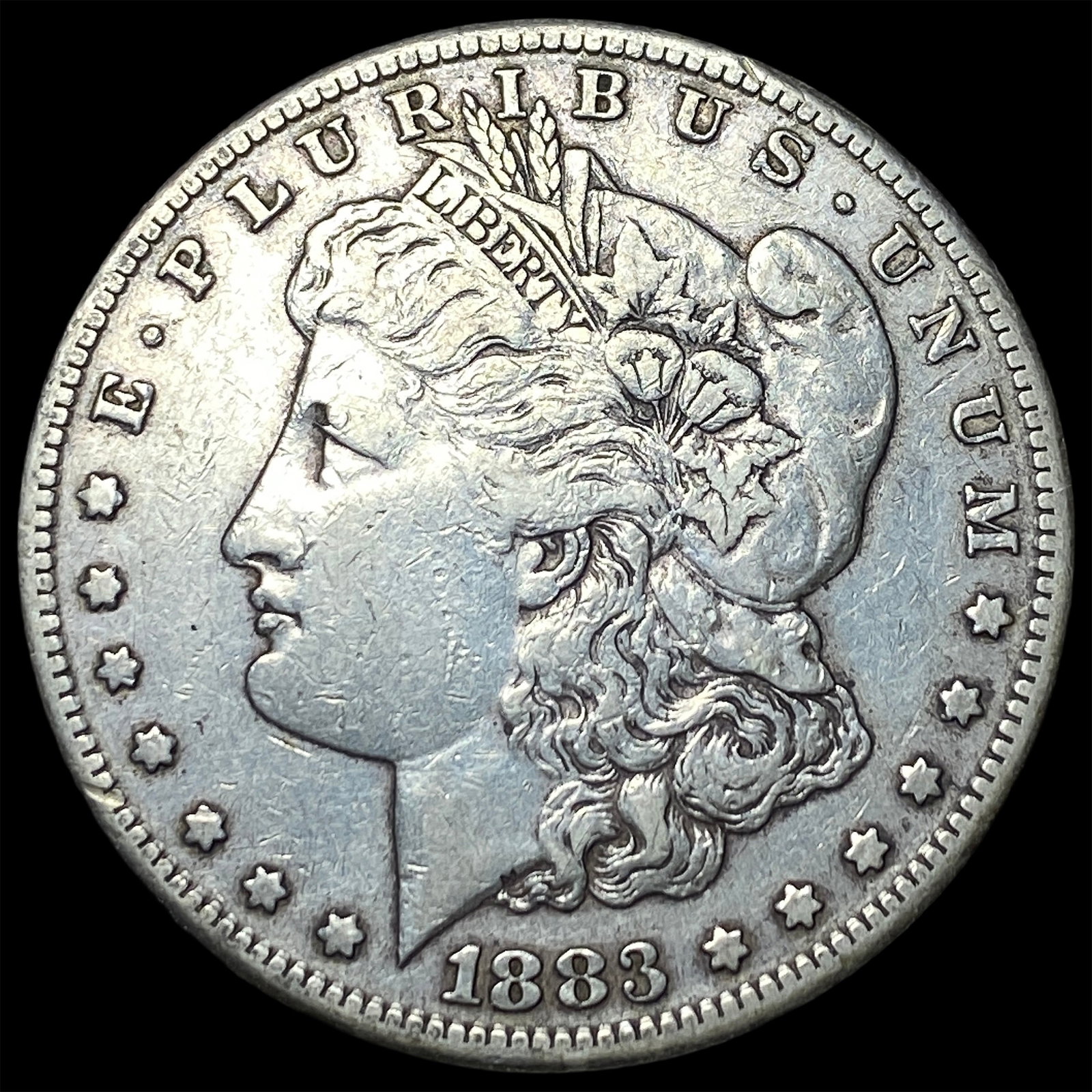 1883 Morgan Silver Dollar ABOUT UNCIRCULATED: 1883 Morgan Silver Dollar ABOUT UNCIRCULATED