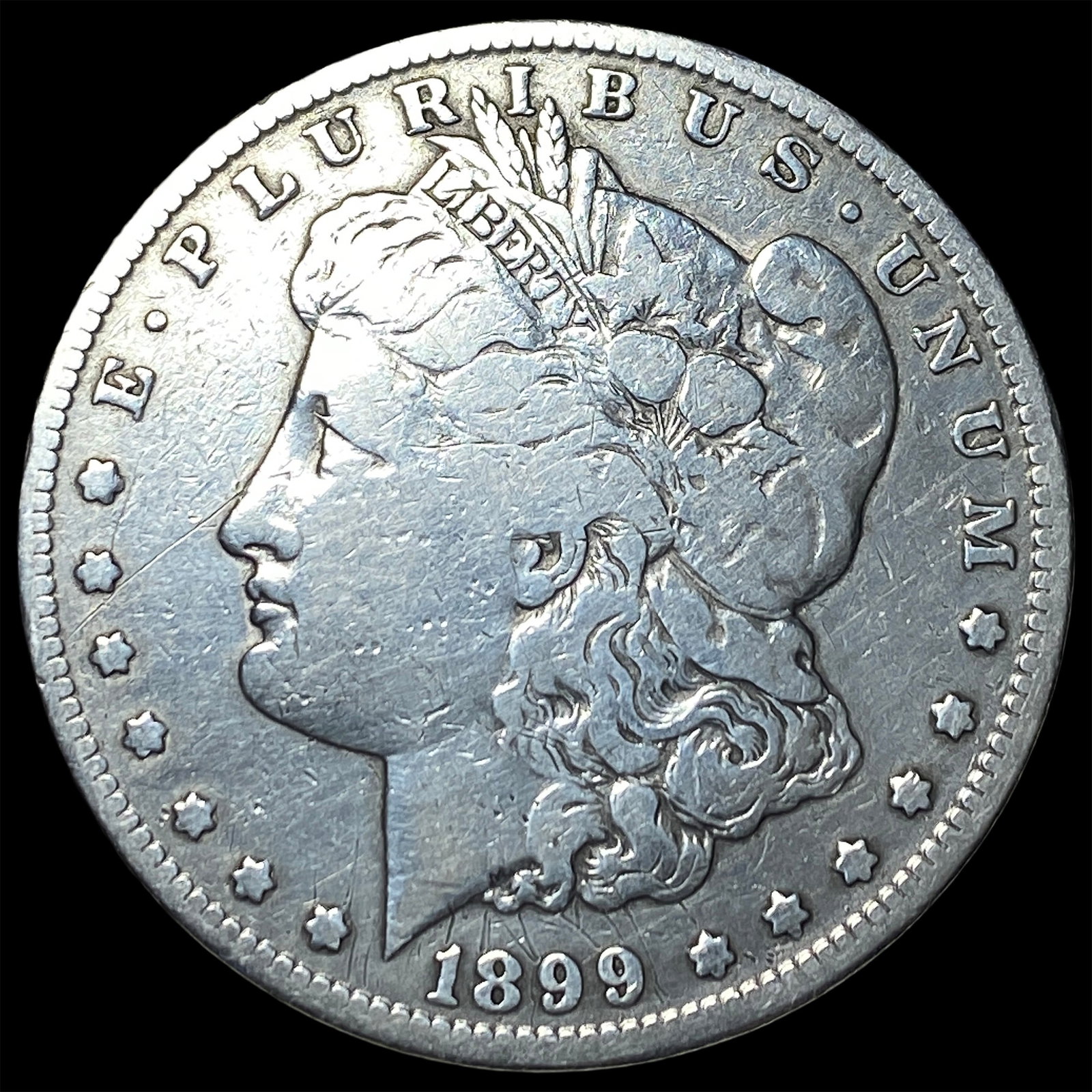 1899-S Silver Morgan Dollar NICELY CIRCULATED: 1899-S Silver Morgan Dollar NICELY CIRCULATED