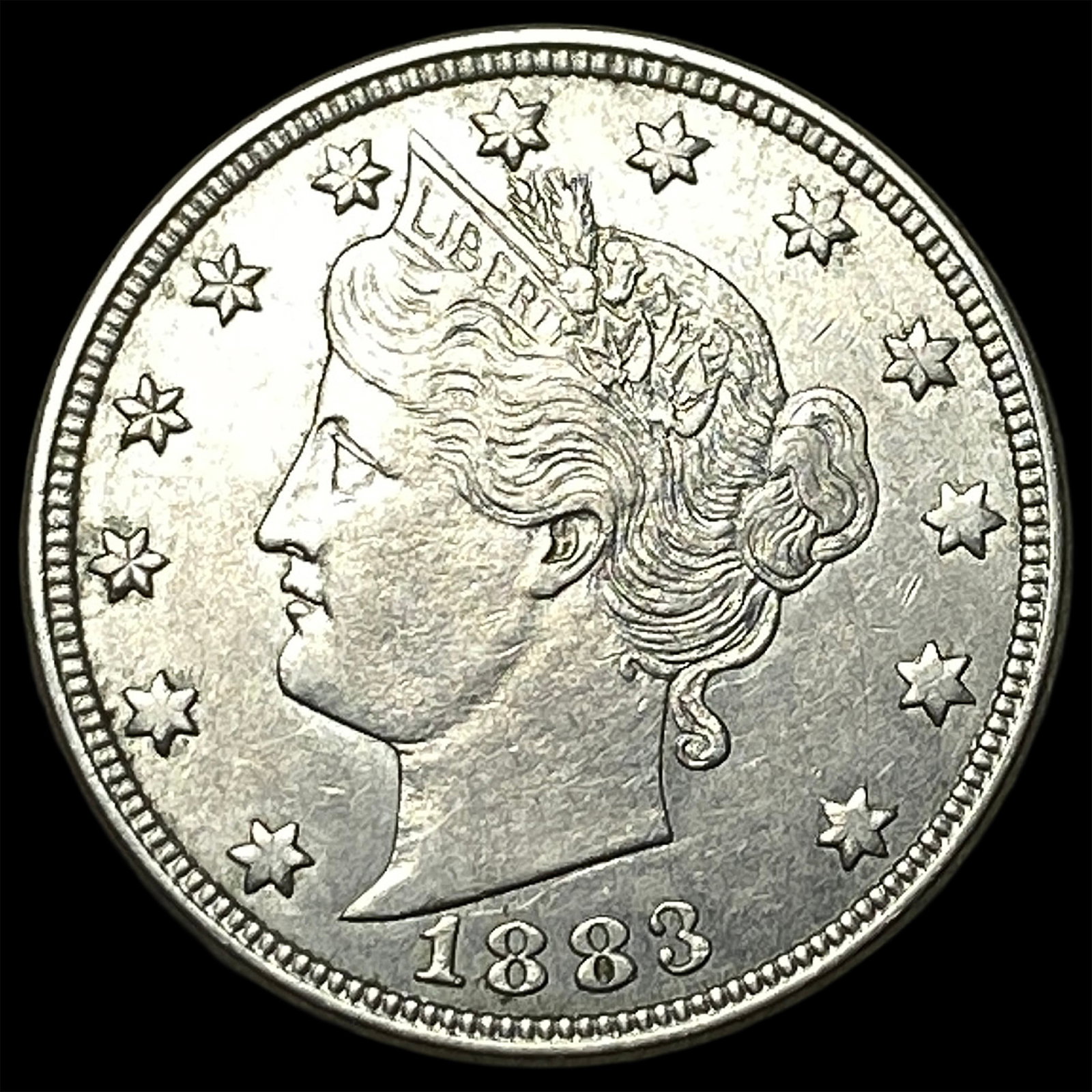 1883 Liberty Head Nickel (No Cents) CHOICE AU (1 of 2)