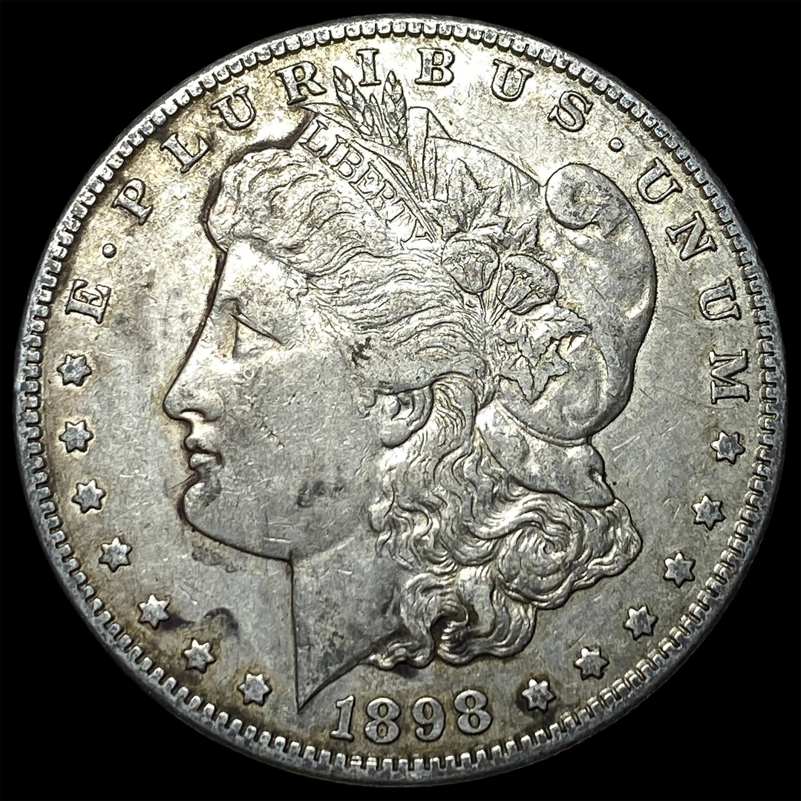1898-S Silver Morgan Dollar NEARLY UNCIRCULATED: 1898-S Silver Morgan Dollar NEARLY UNCIRCULATED