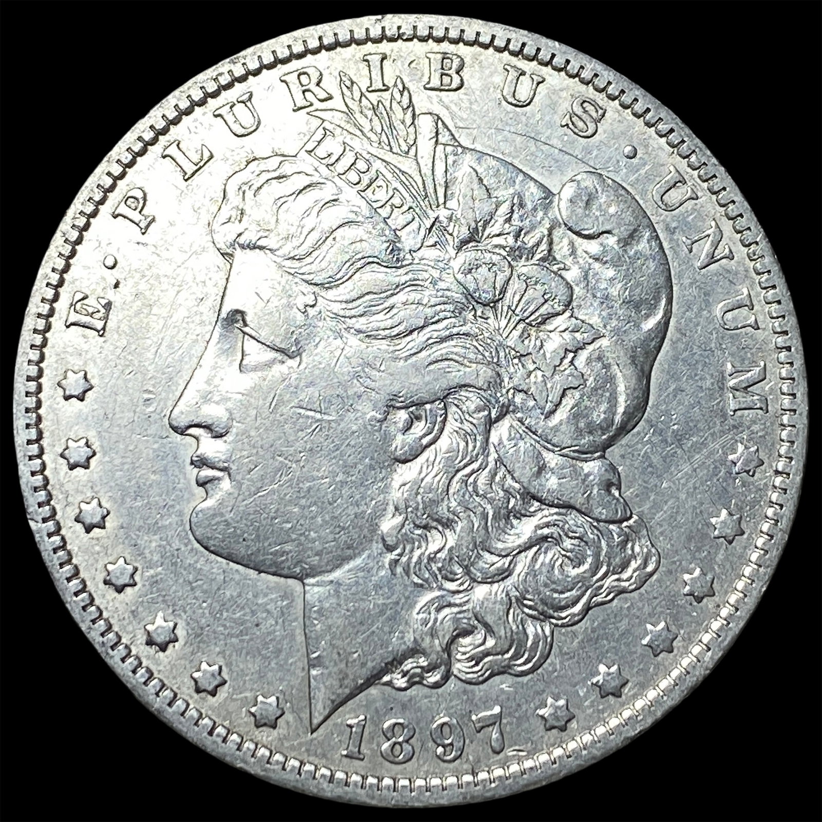 1897-O Silver Morgan Dollar NEARLY UNCIRCULATED: 1897-O Silver Morgan Dollar NEARLY UNCIRCULATED