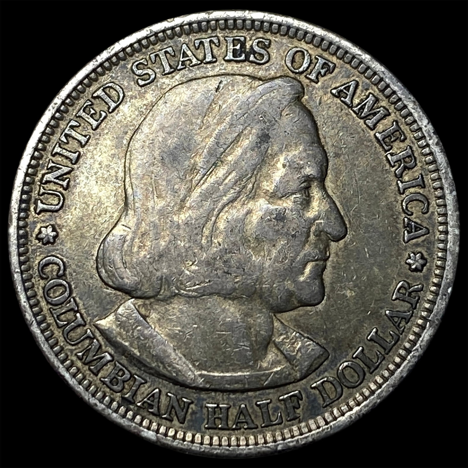 1893 Silver Columbian Half Dollar LIGHTLY CIRCULATED: 1893 Silver Columbian Half Dollar LIGHTLY CIRCULATED