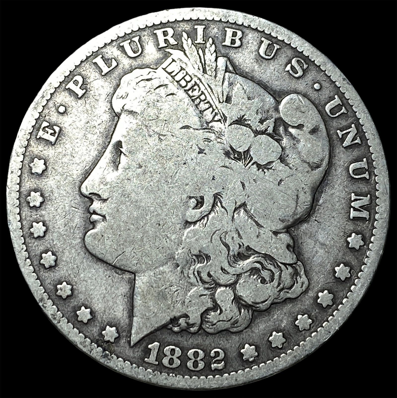 1882-CC Silver Morgan Dollar NICELY CIRCULATED: 1882-CC Silver Morgan Dollar NICELY CIRCULATED