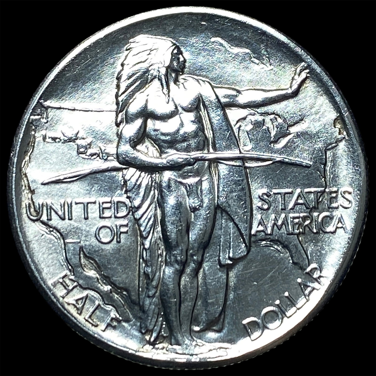 1926 Silver Oregon Trail Memorial Half Dollar CLOSELY UNCIRCULATED: 1926 Silver Oregon Trail Memorial Half Dollar CLOSELY UNCIRCULATED