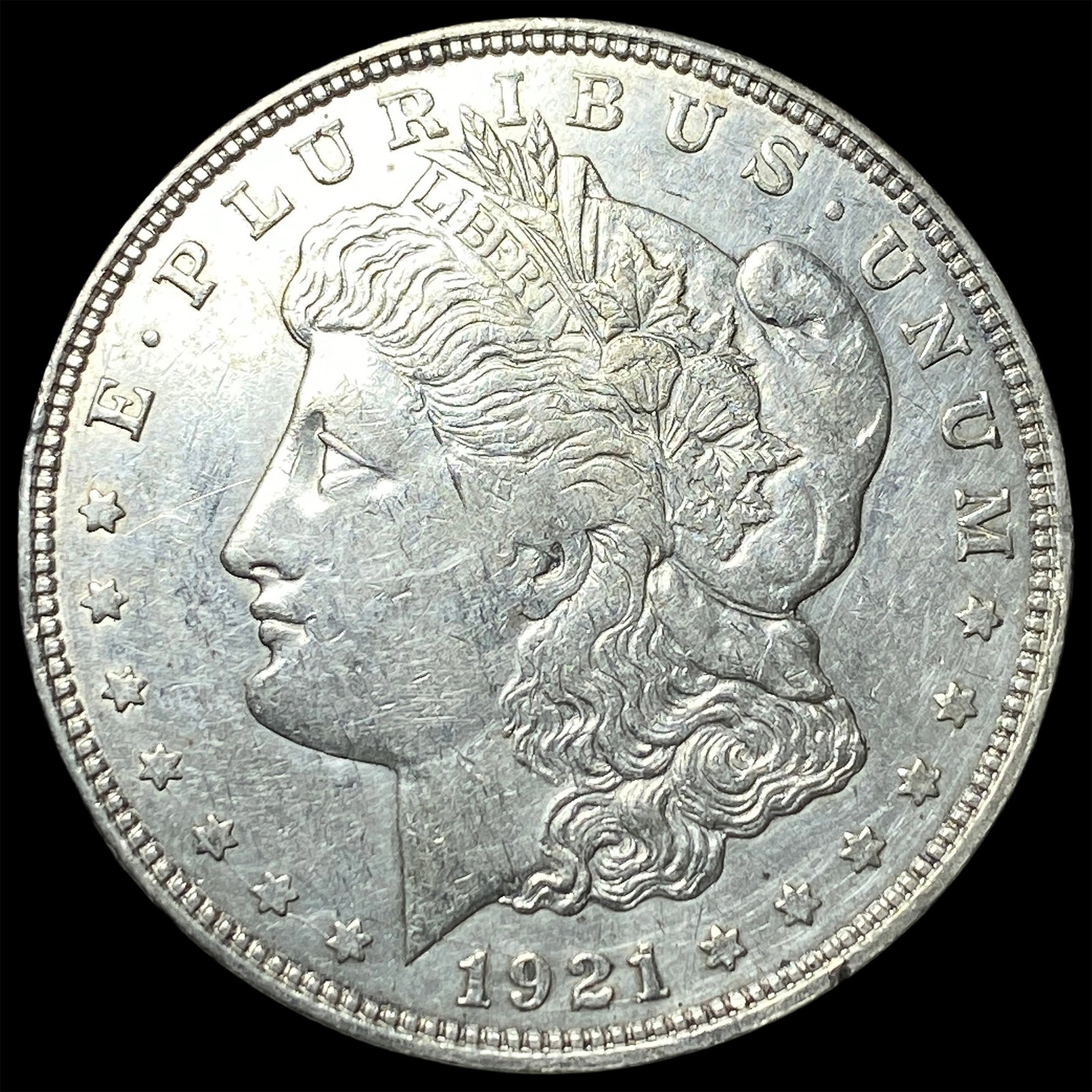1921 Silver Morgan Dollar CLOSELY UNCIRCULATED: 1921 Silver Morgan Dollar CLOSELY UNCIRCULATED