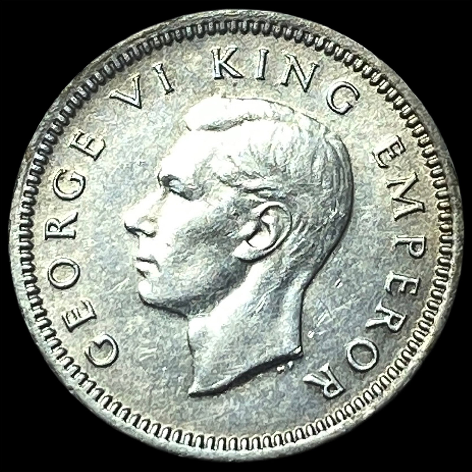 1941 New Zealand Silver Three Pence KM-7 (1 of 2)