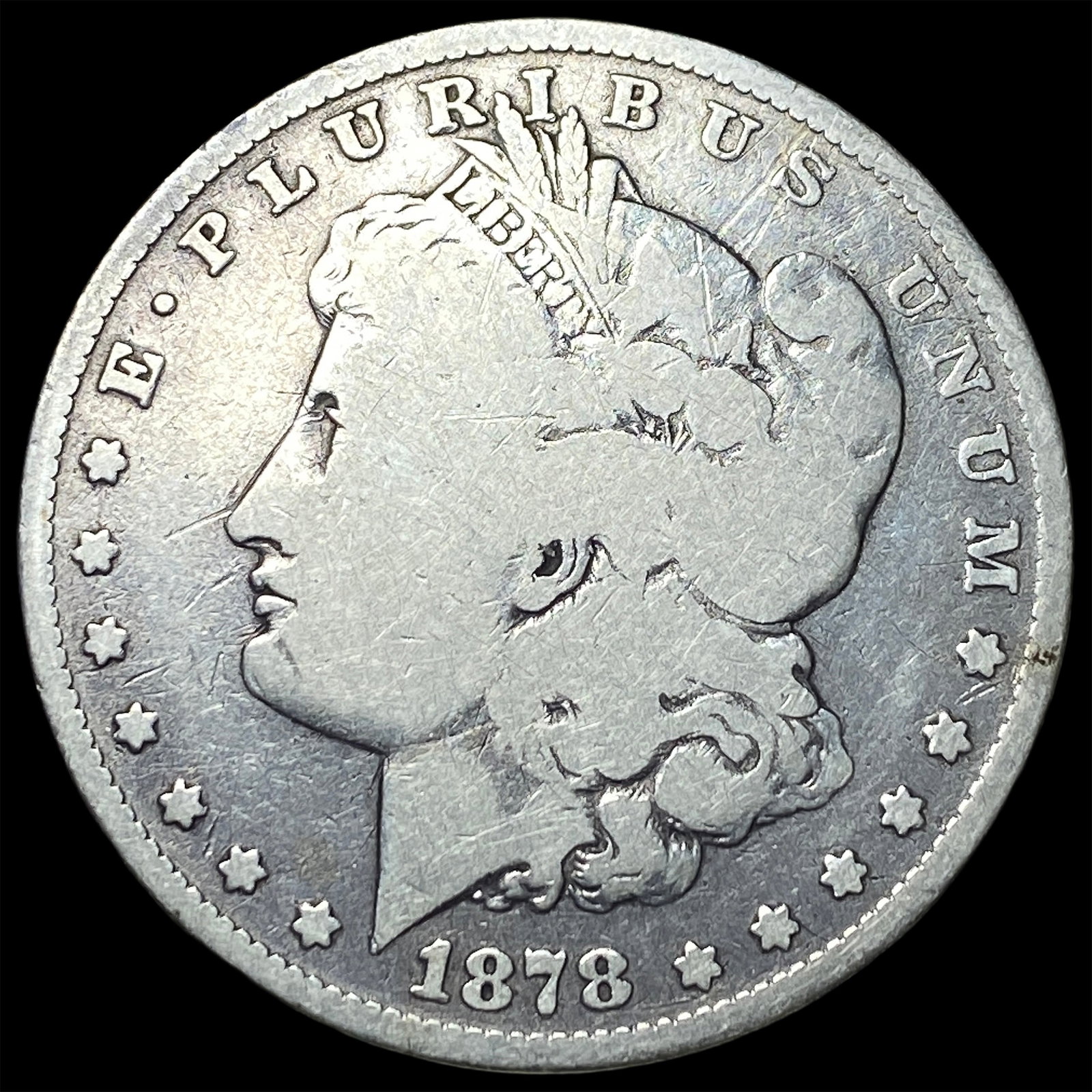 1878 Silver Morgan Dollar NICELY CIRCULATED: 1878 Silver Morgan Dollar NICELY CIRCULATED