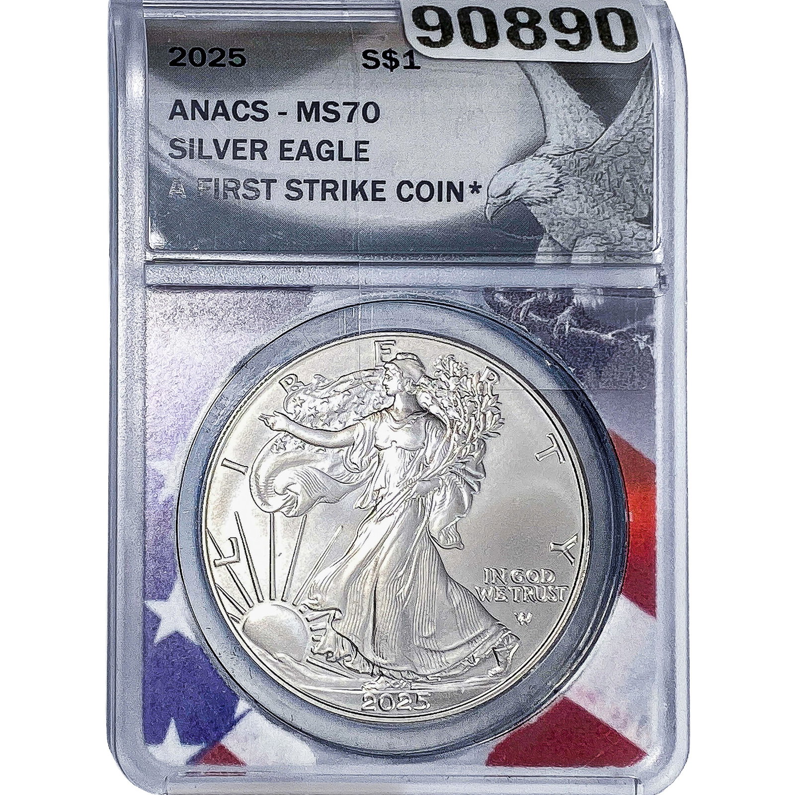 2025 Silver Eagle ANACS MS70: 2025 Silver Eagle ANACS MS70