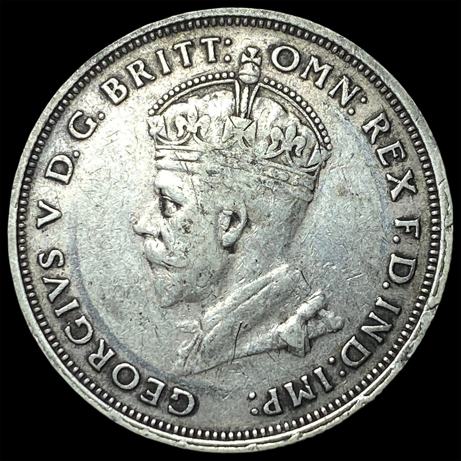 1927 Austrailia Silver 1 Florin KM 31 (1 of 2)