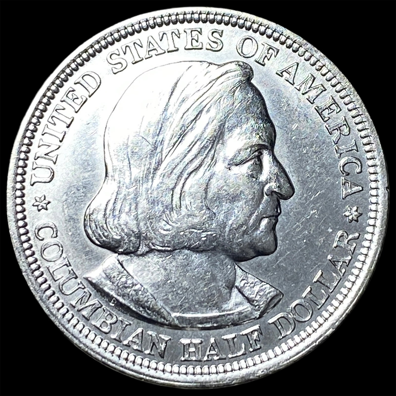 1893 Silver Columbian Half Dollar CLOSELY UNCIRCULATED: 1893 Silver Columbian Half Dollar CLOSELY UNCIRCULATED