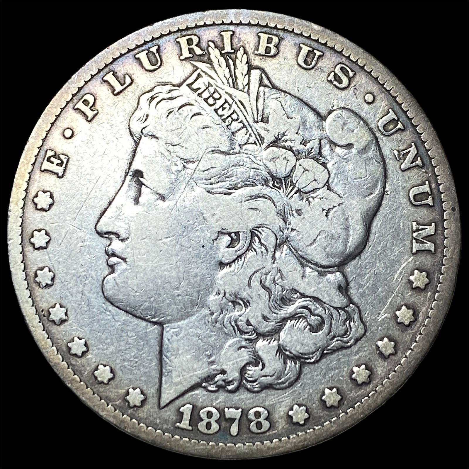 1878-CC Morgan Silver Dollar LIGHTLY CIRCULATED (1 of 2)