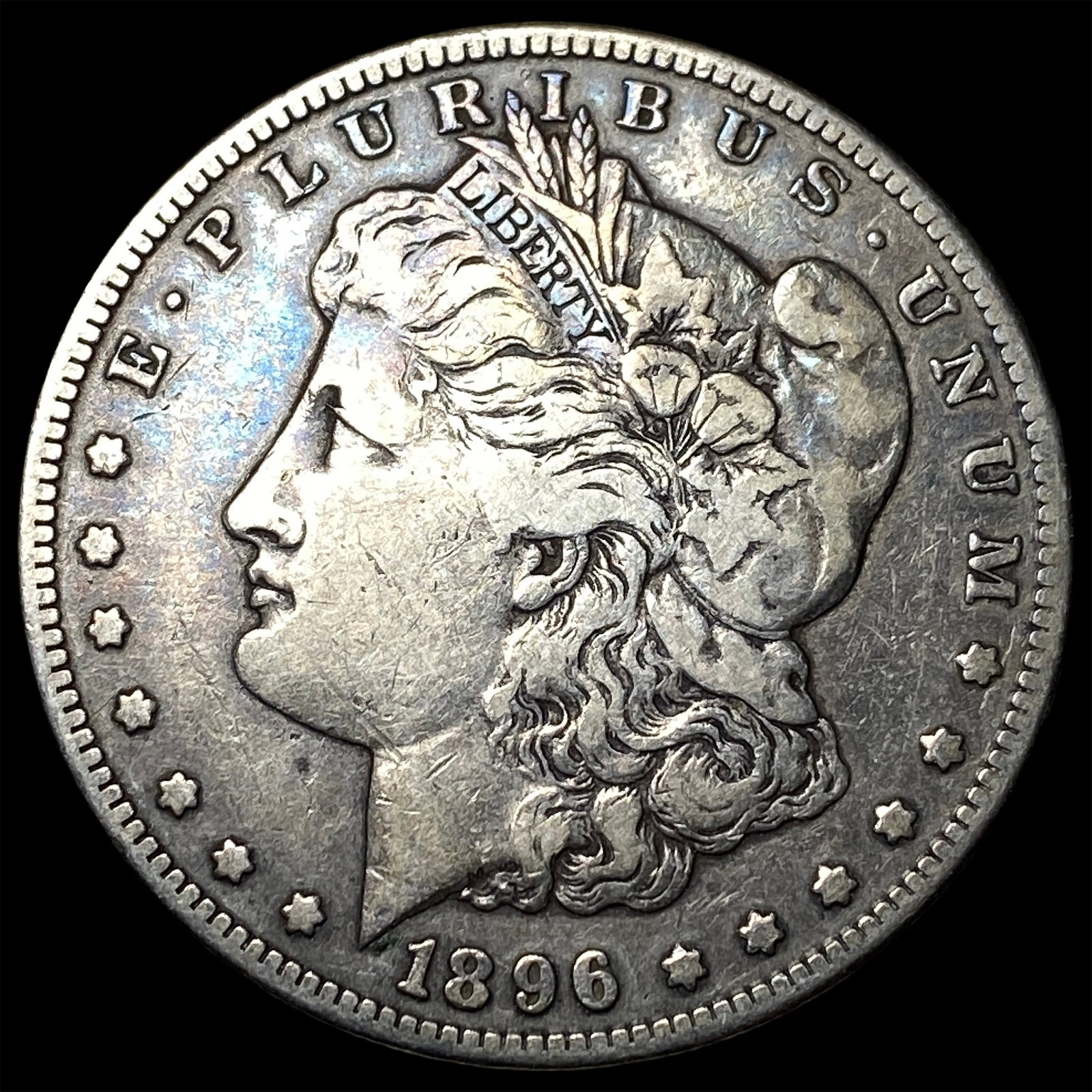 1896 Morgan Silver Dollar LIGHTLY CIRCULATED: 1896 Morgan Silver Dollar LIGHTLY CIRCULATED