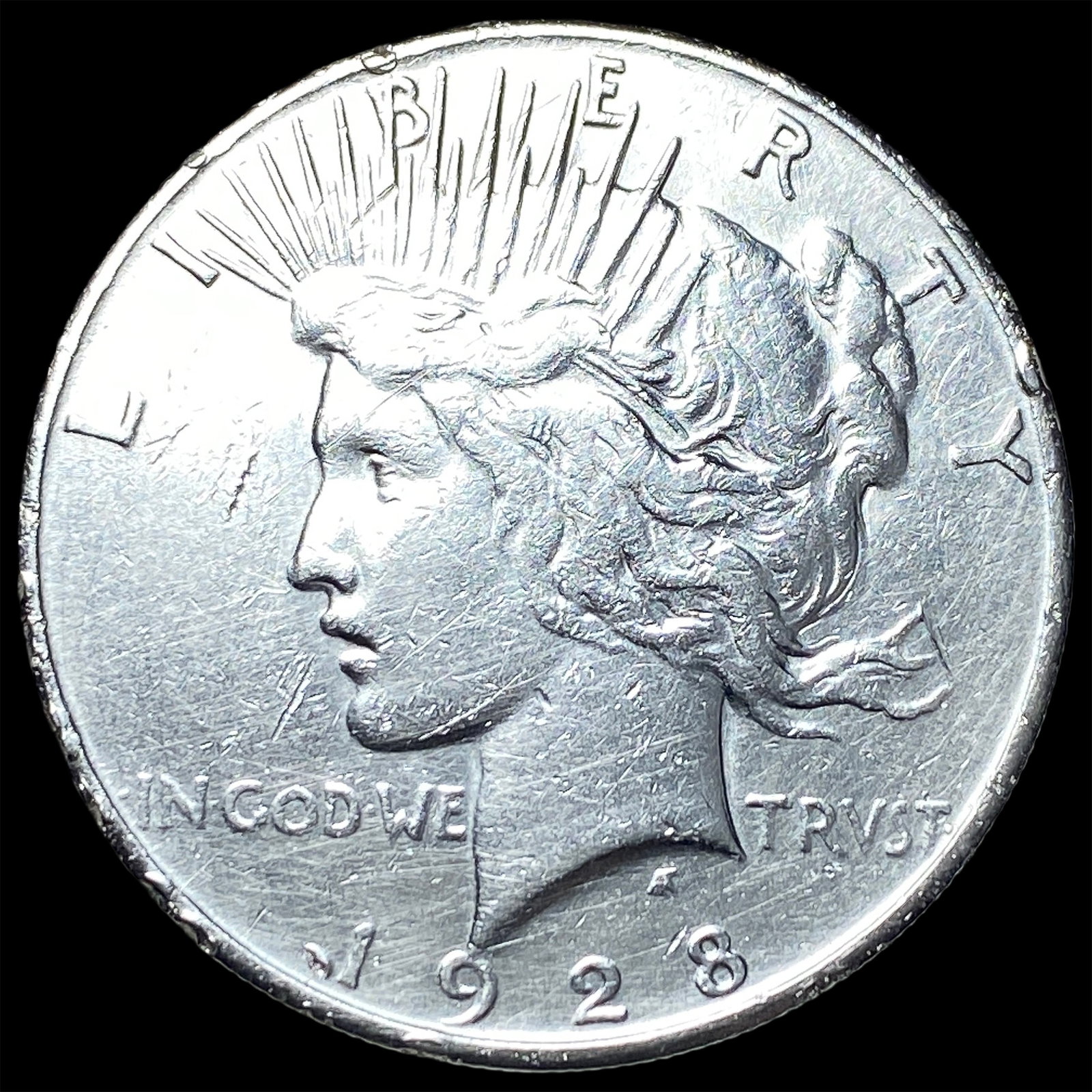 1928-D Silver Peace Dollar LIGHTLY CIRCULATED: 1928-D Silver Peace Dollar LIGHTLY CIRCULATED