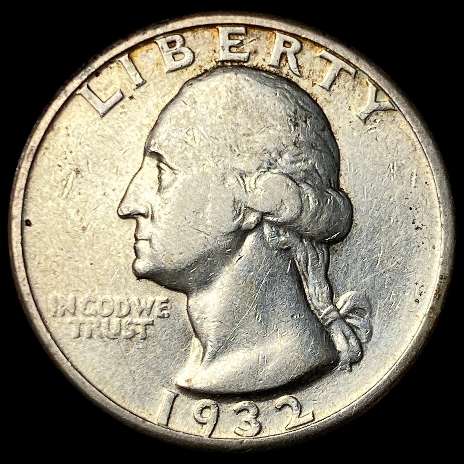 1932-D Silver Washington Quarter NEARLY UNCIRCULATED: 1932-D Silver Washington Quarter NEARLY UNCIRCULATED