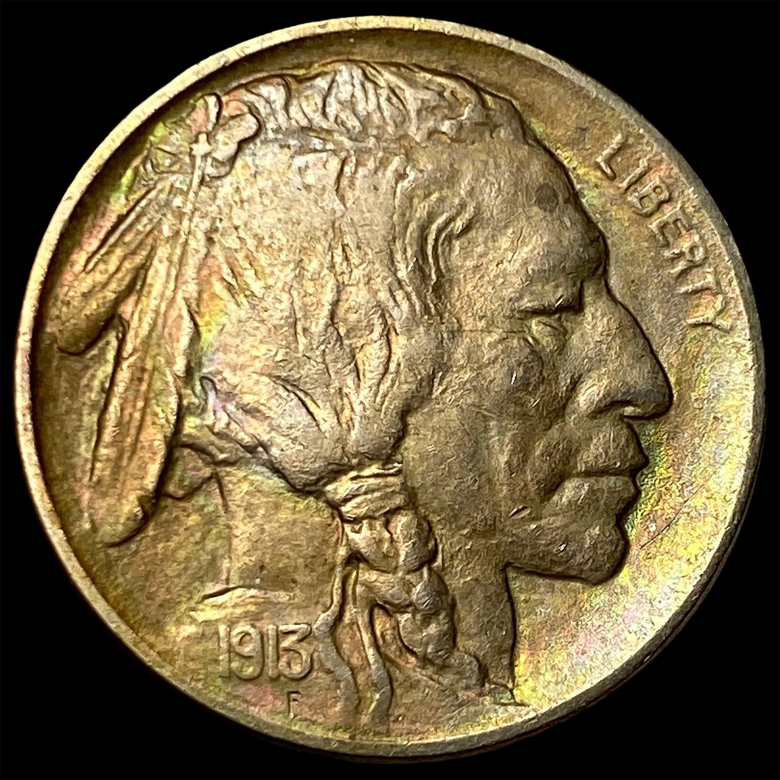 1913 Type 1 Buffalo Nickel CLOSELY UNCIRCULATED (1 of 2)