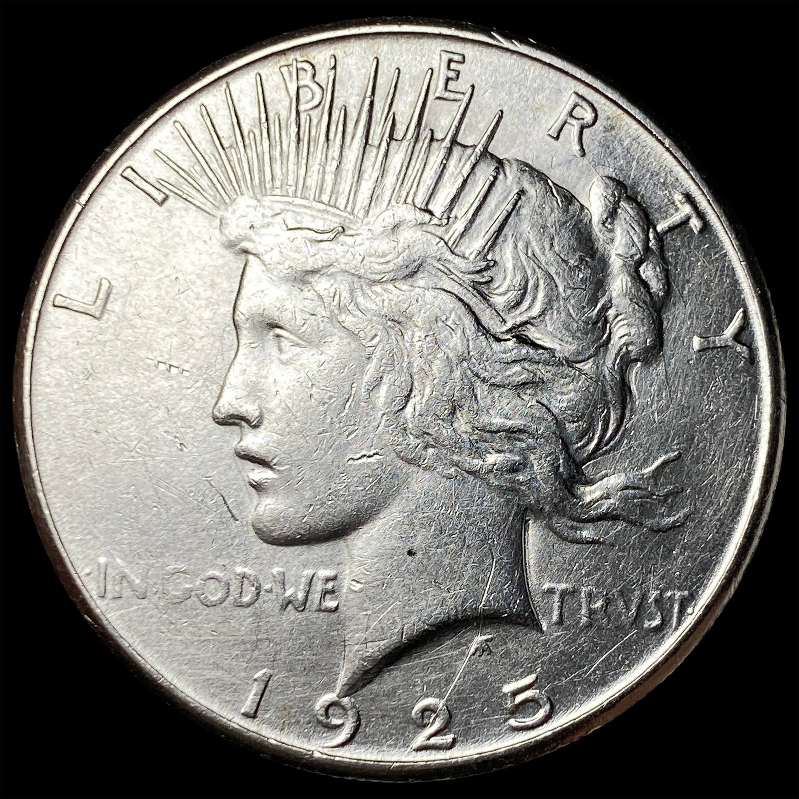 1923-S Silver Peace Dollar NEARLY UNCIRCULATED: 1923-S Silver Peace Dollar NEARLY UNCIRCULATED